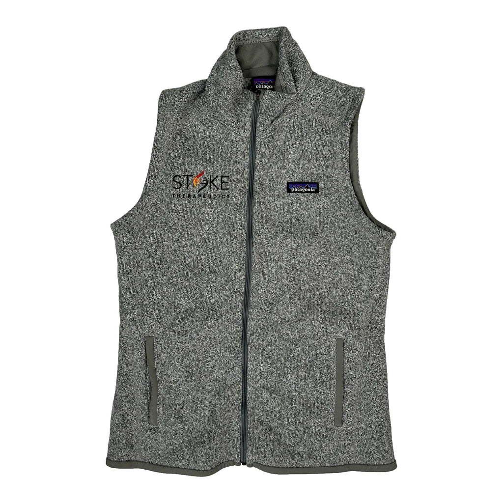 Buy Stoke Therapeutics Patagonia Fleece Gilet - Medium Grey Polyester Refurbished - $53.59 Stoke Therapeutics Patagonia Fleece Gilet - Medium Grey Polyester Refurbished - Thrifted (note: this is a term often used to describe second- refurbished available on Cerqular