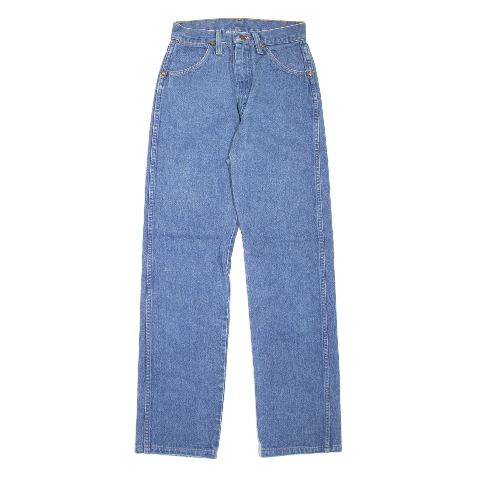WRANGLER Womens Jeans Blue Regular Skinny W24 L29 Refurbished - N/A refurbished available on Cerqular