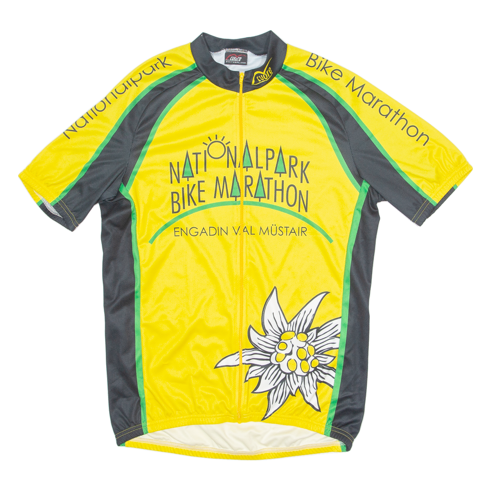 CUORE Cycling Mens Jersey Yellow 1/4 Zip M Refurbished - N/A refurbished available on Cerqular