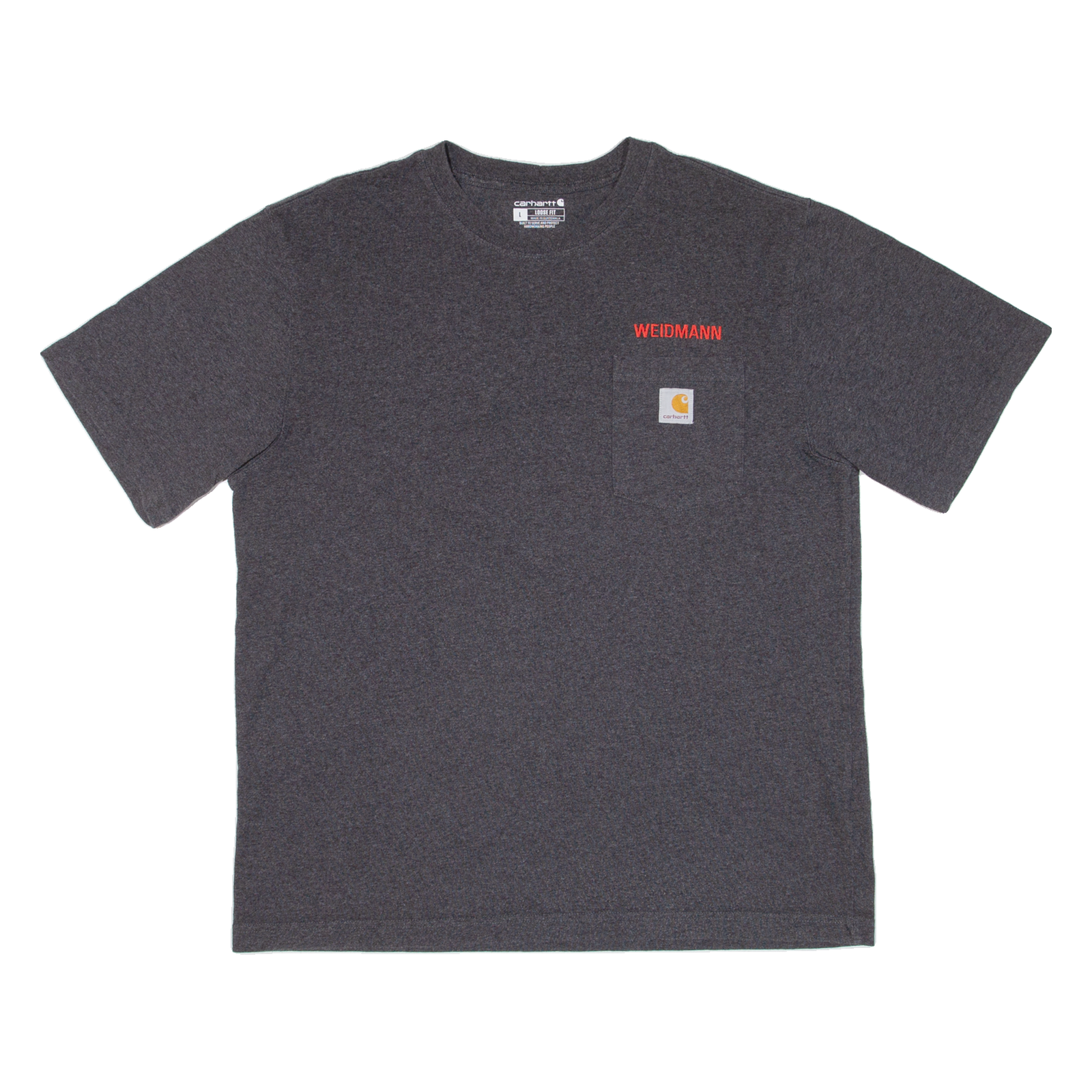 CARHARTT Loose Fit Mens T-Shirt Grey L Refurbished - N/A refurbished available on Cerqular