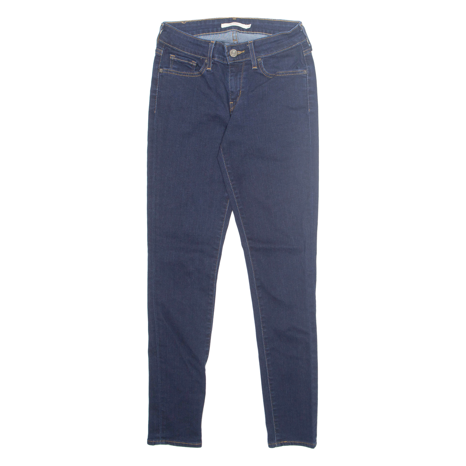 LEVI'S 711 Womens Jeans Blue Regular Skinny W26 L27 Refurbished - N/A refurbished available on Cerqular