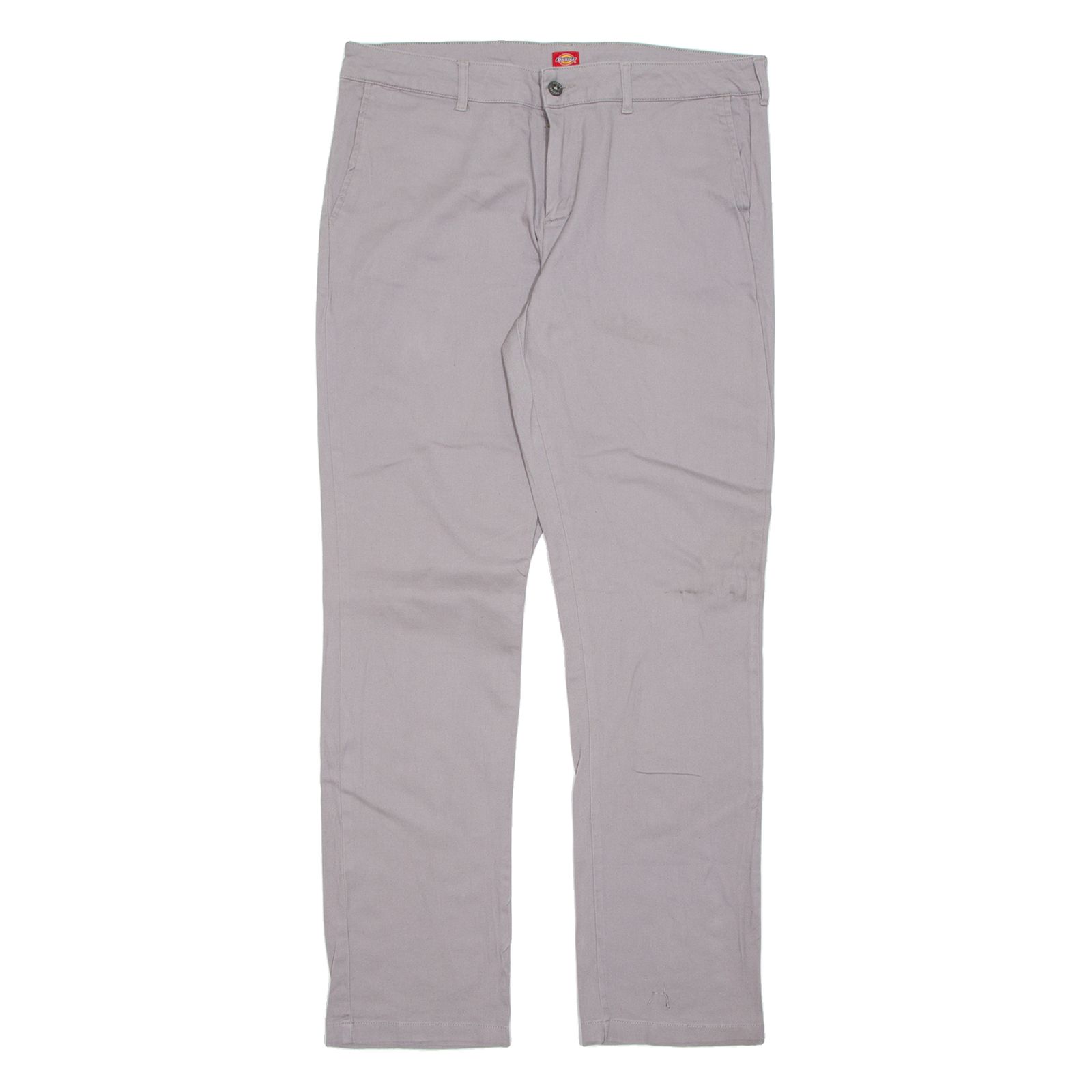 DICKIES Chino Mens Trousers Grey Regular Straight W34 L31 Refurbished - N/A refurbished available on Cerqular