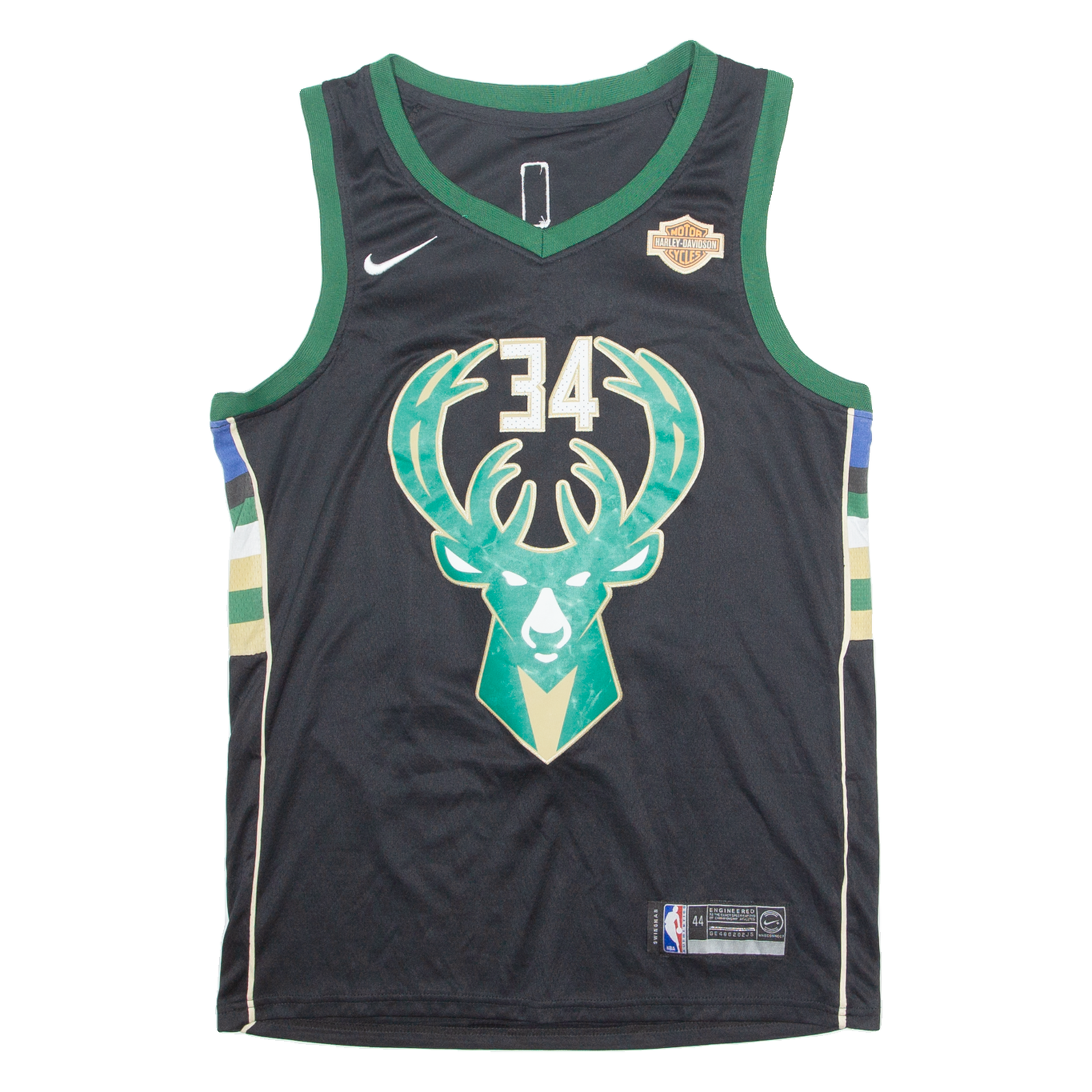 NBA Nike Harley Davidson Basketball Mens Jersey Black Sleeveless USA XL Refurbished - N/A refurbished available on Cerqular