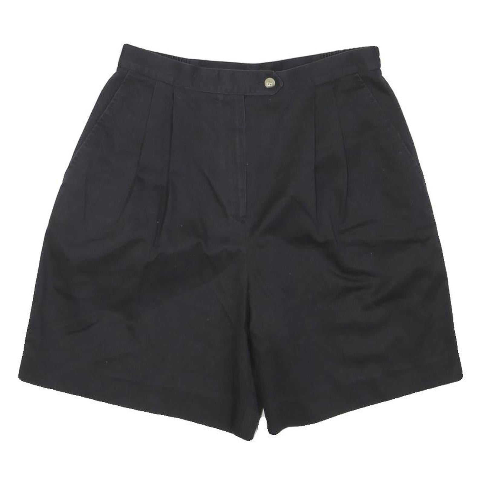 DAVID BROOKS Mens Black Casual Cotton Blend Shorts M W30 Comfortable Summer Wear Refurbished - N/A refurbished available on Cerqular