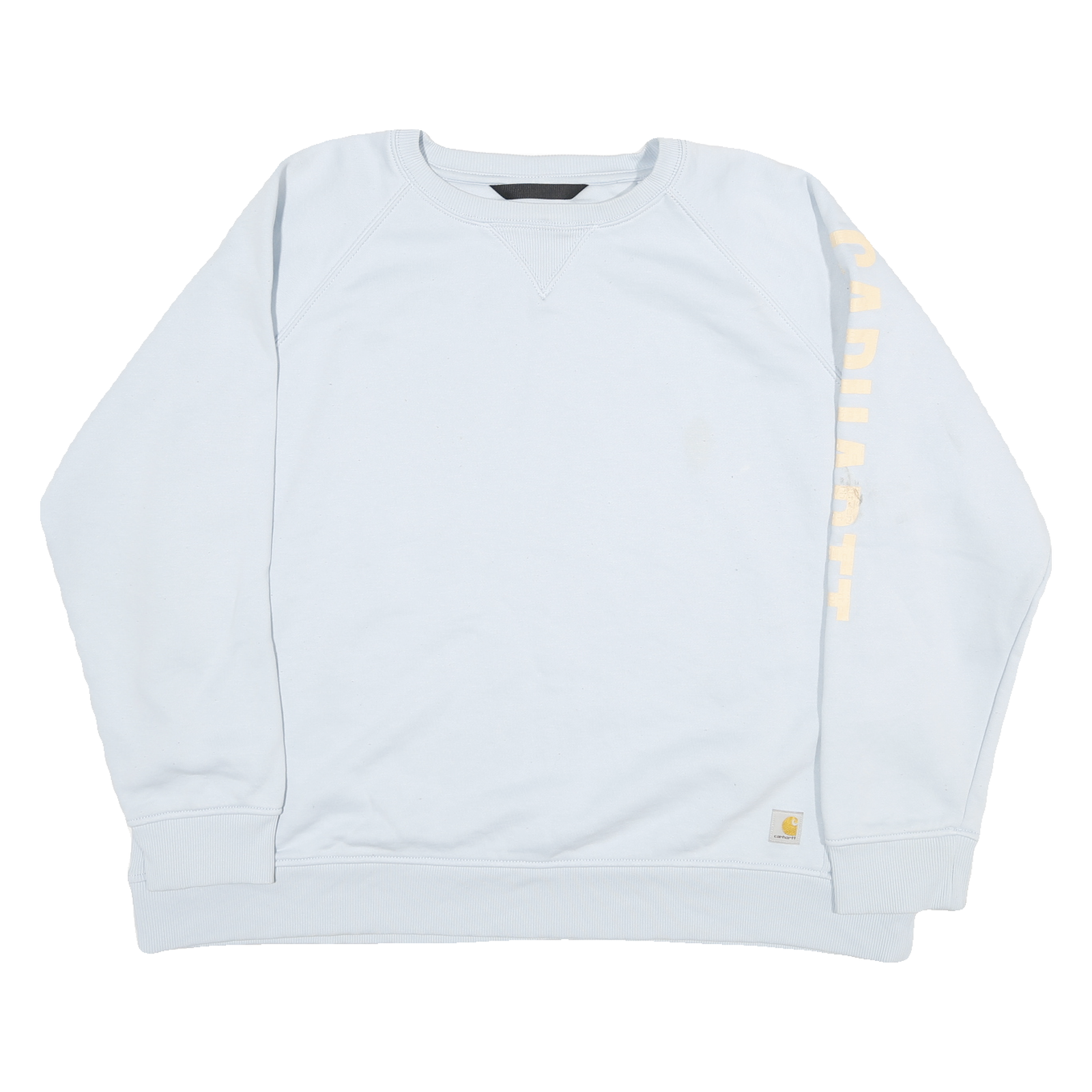 CARHARTT Mens Light Blue Sweatshirt 2XL Crew Neck Cotton Blend Pullover Refurbished - N/A refurbished available on Cerqular