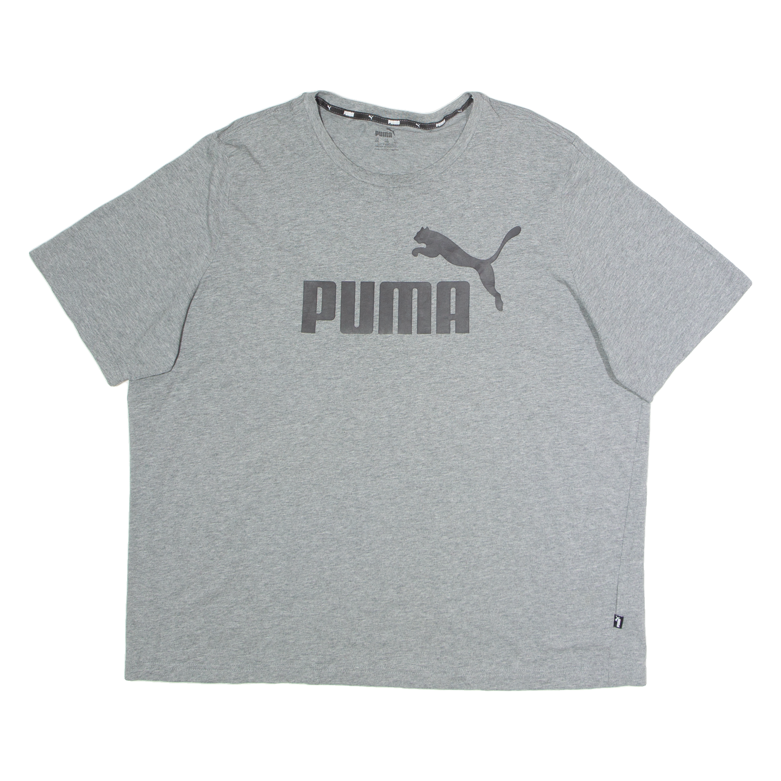 PUMA Mens T-Shirt Grey Crew Neck 2XL Refurbished - N/A refurbished available on Cerqular