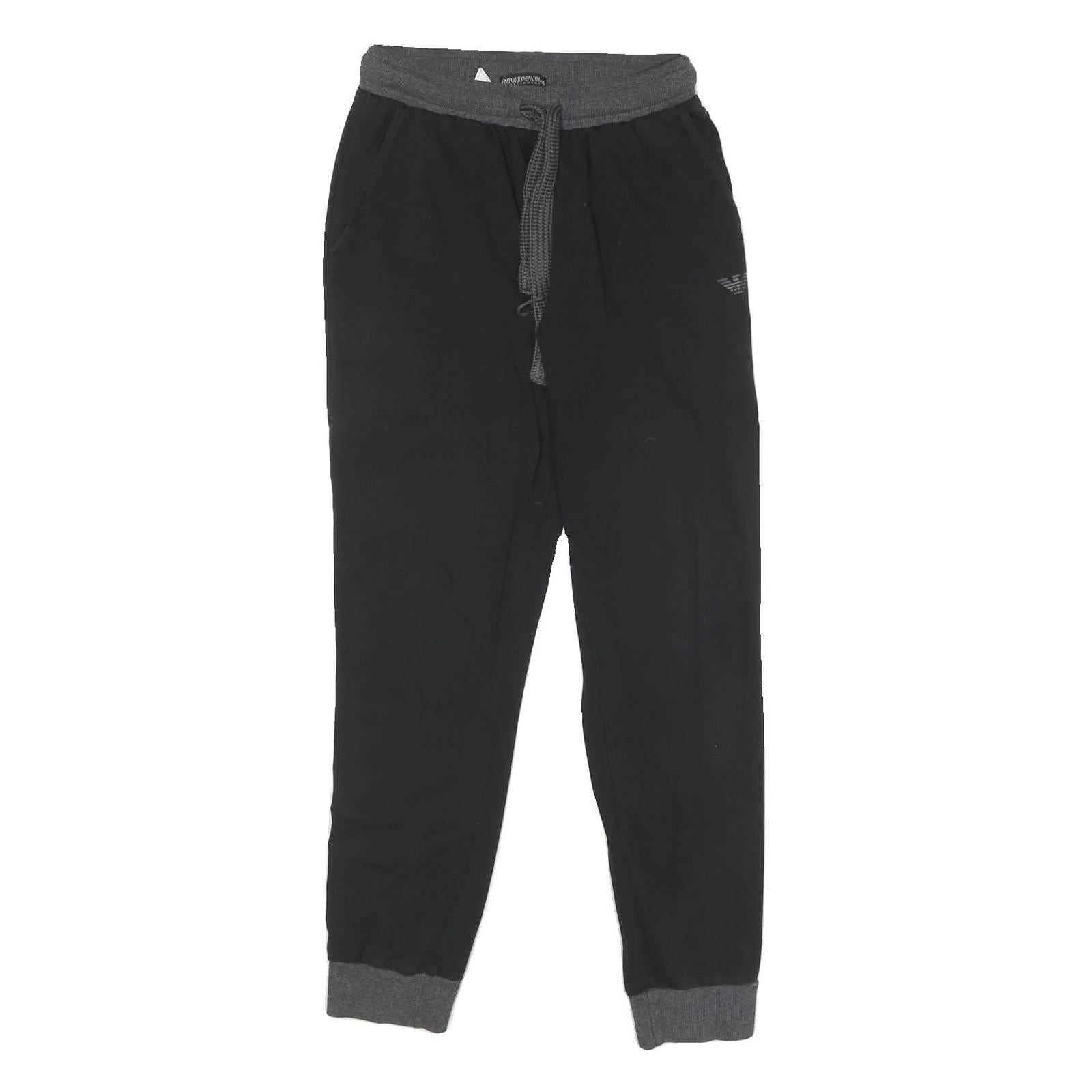Buy EMPORIO ARMANI Mens Joggers Black & Grey Slim Tapered S W26 L29 Comfort Wear Refurbished - $29.89 EMPORIO ARMANI Mens Joggers Black & Grey Slim Tapered S W26 L29 Comfort Wear Refurbished - N/A refurbished available on Cerqular