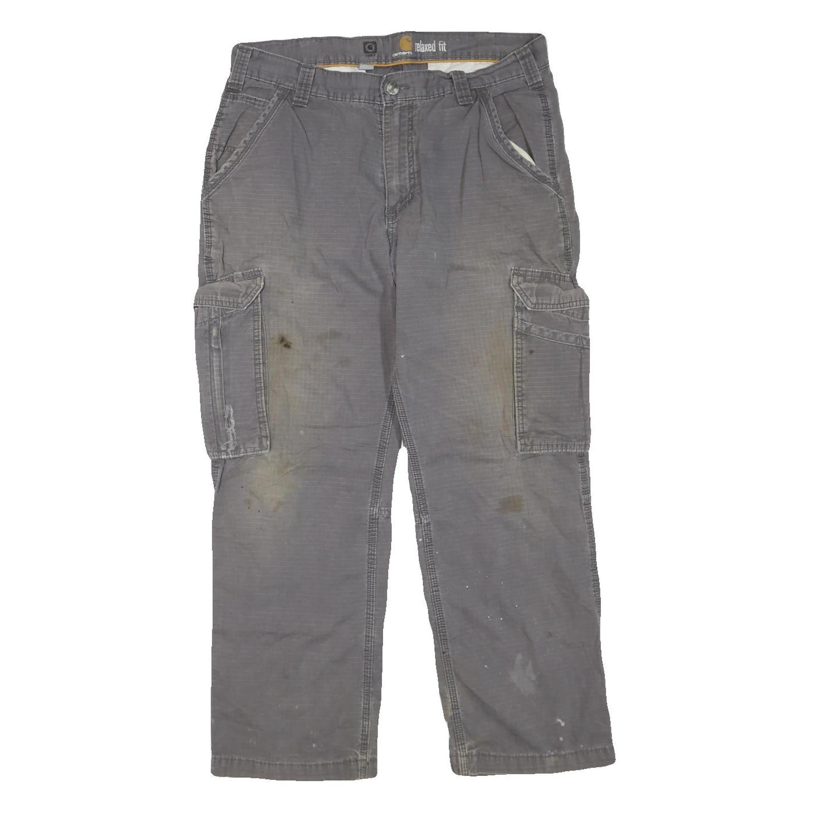 Buy CARHARTT Mens Cotton Blend Grey Relaxed Fit Cargo Trousers W36 L27 Workwear Refurbished - $49.39 CARHARTT Mens Cotton Blend Grey Relaxed Fit Cargo Trousers W36 L27 Workwear Refurbished - N/A refurbished available on Cerqular