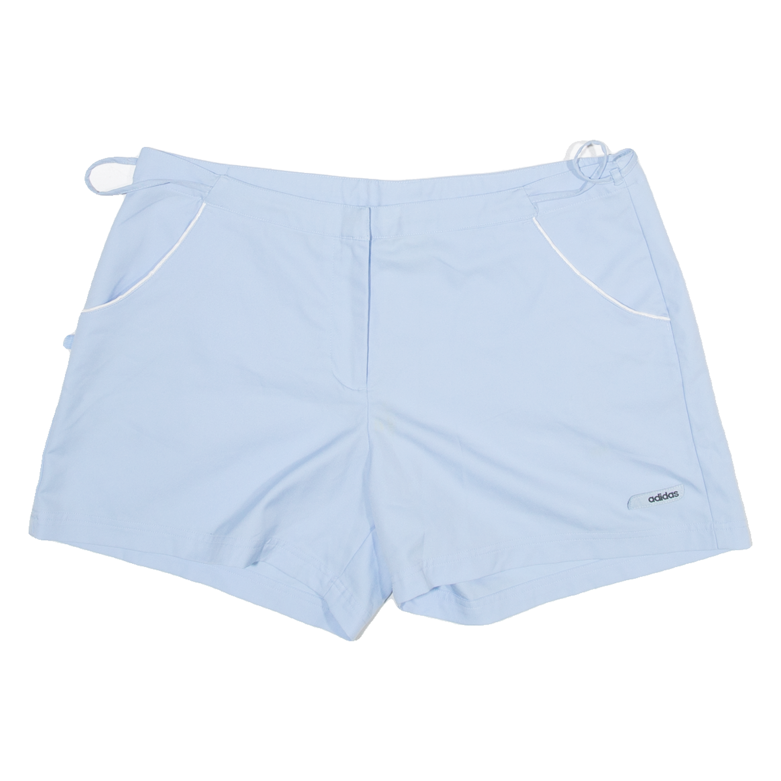 ADIDAS Womens Casual Shorts Blue UK 18 W34 Refurbished - N/A refurbished available on Cerqular
