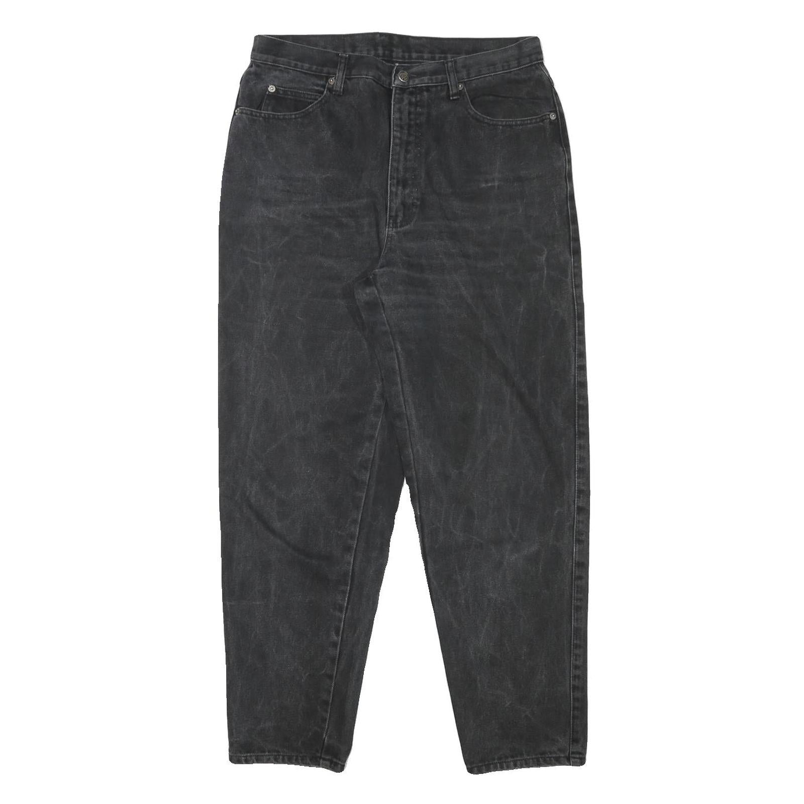 BLUE BIRD Mens Jeans Black Relaxed Straight Denim Medium W30 L28 Casual Style Refurbished - N/A refurbished available on Cerqular