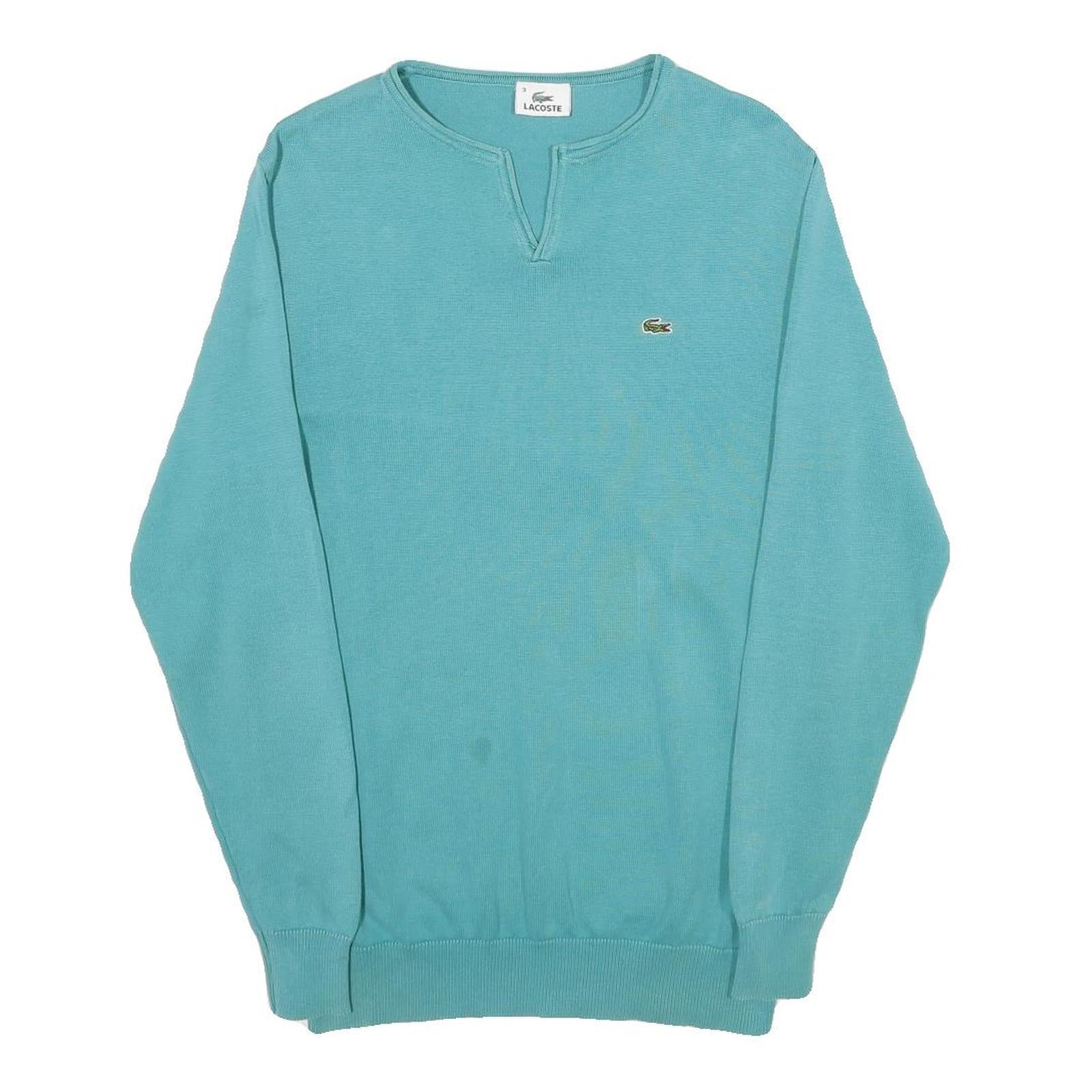 Buy LACOSTE Mens Blue Plain Crew Neck Basic Knit Jumper Size S Casual Cotton Sweater Refurbished - $57.19 LACOSTE Mens Blue Plain Crew Neck Basic Knit Jumper Size S Casual Cotton Sweater Refurbished - N/A refurbished available on Cerqular