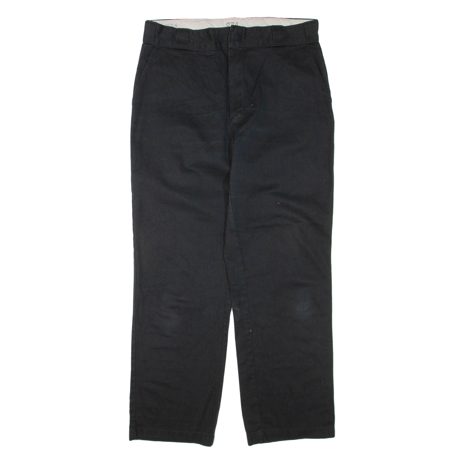 DICKIES Womens Trousers Black Regular Straight W34 L30 Refurbished - N/A refurbished available on Cerqular