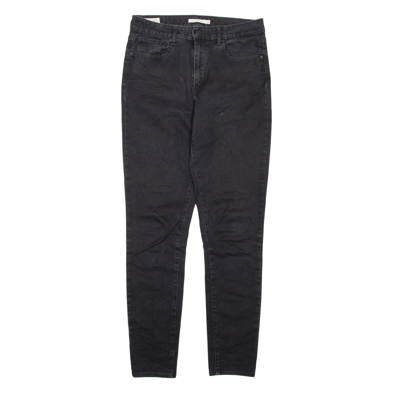 LEVI'S High Rise Womens Jeans Black Regular Skinny W31 L32 Refurbished - N/A refurbished available on Cerqular