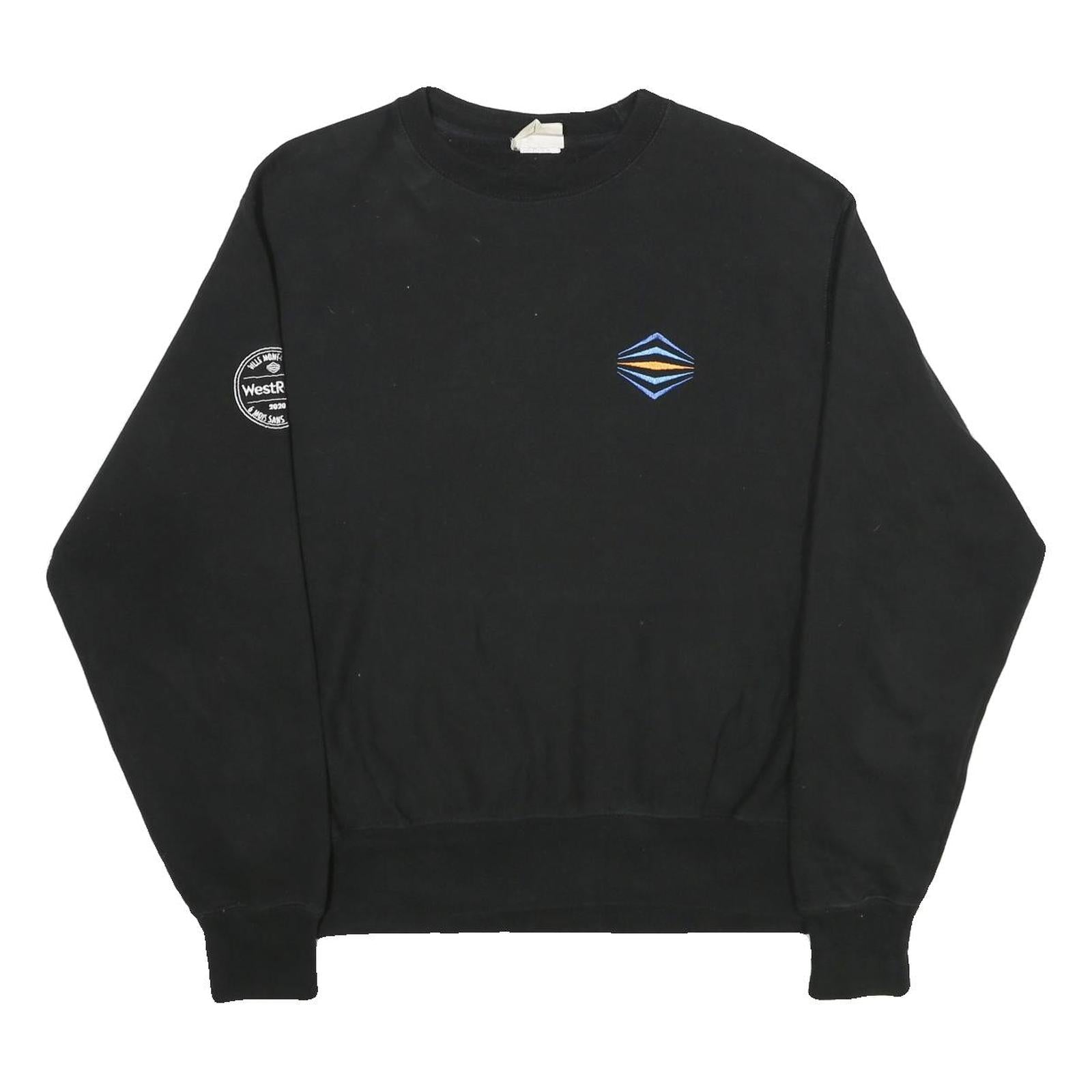CHAMPION REVERSE WEAVE Mens Black WestRock Crew Neck M Cotton Blend Sweatshirt Refurbished - N/A refurbished available on Cerqular