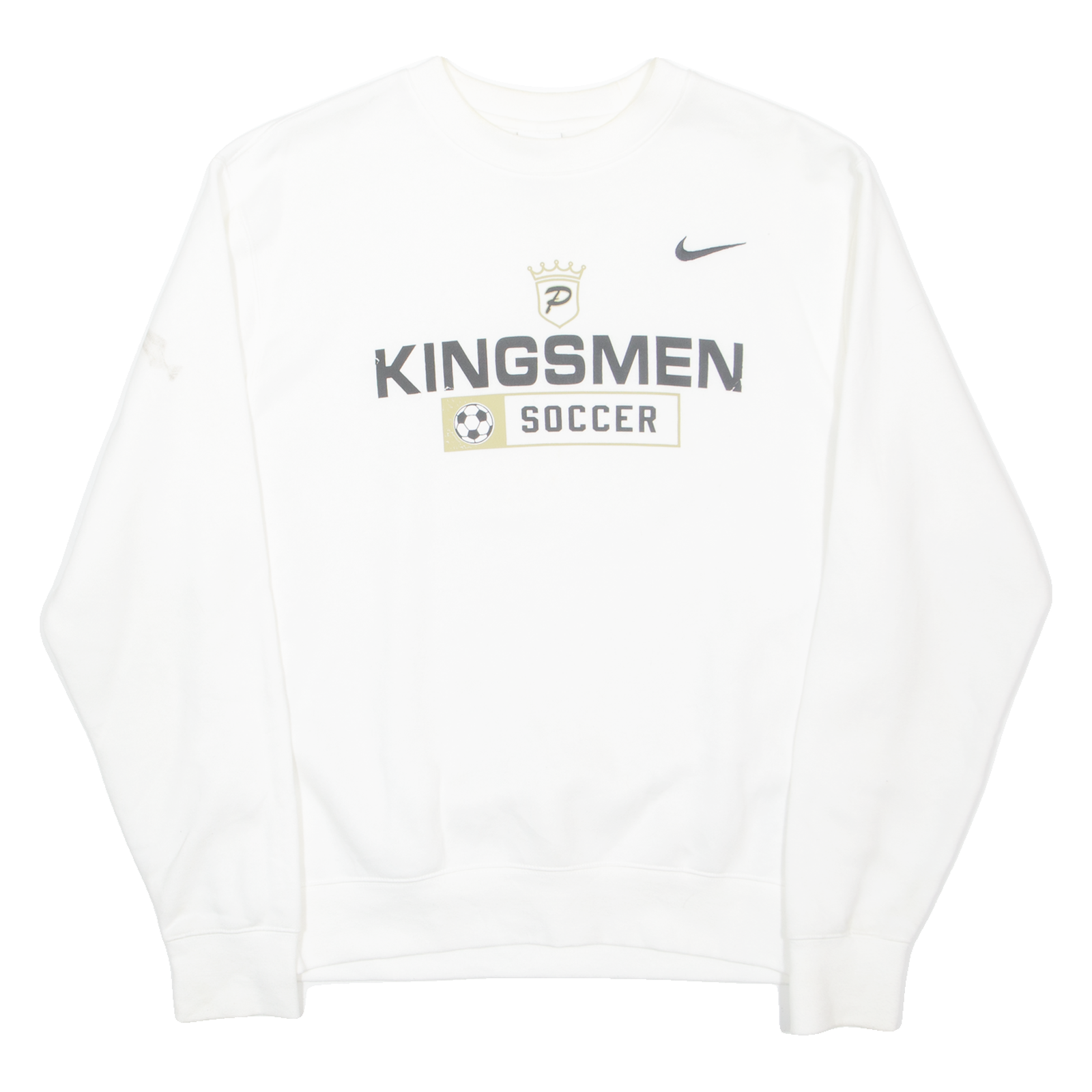 NIKE Kingsmen Soccer Mens Sweatshirt White USA S Refurbished - N/A refurbished available on Cerqular