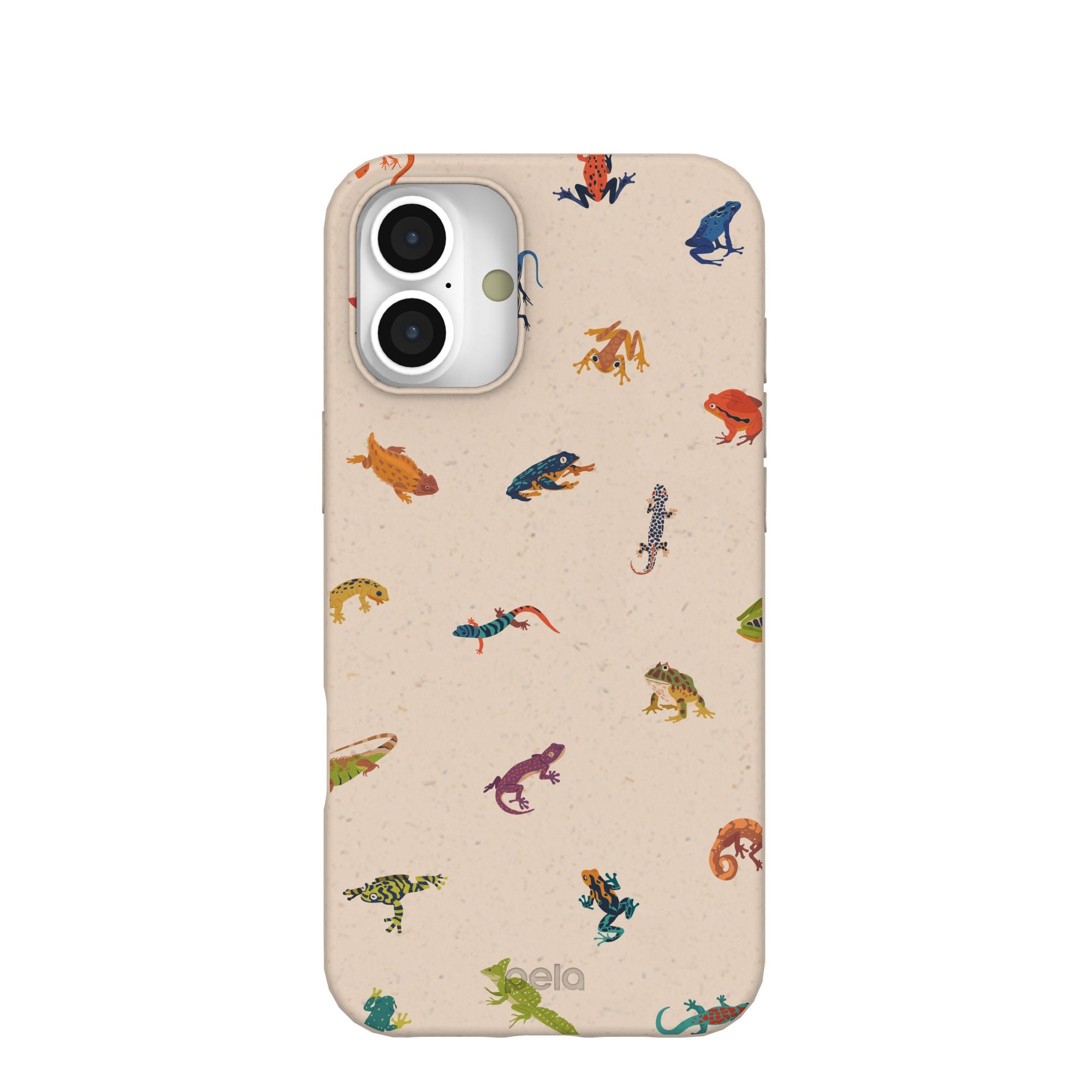 Seashell Tiny Amphibians iPhone 16 Plus Case Refurbished - Pela Case refurbished available on Cerqular