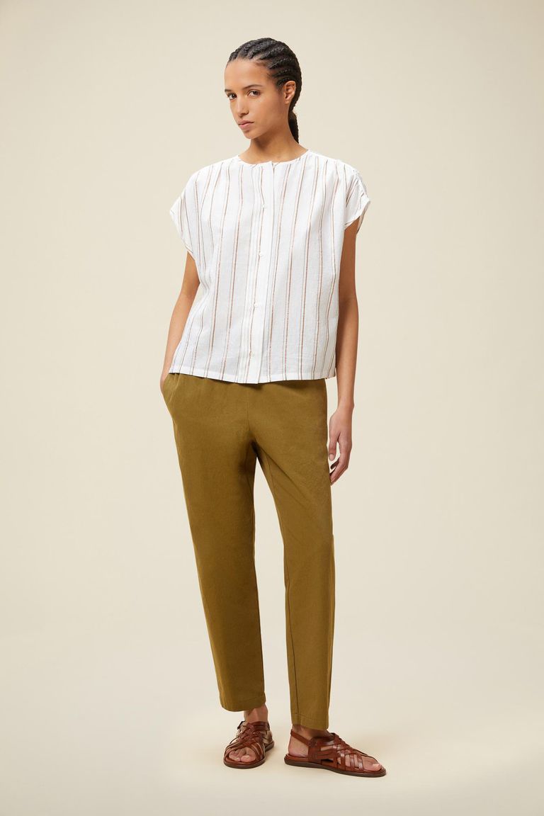 Pants 241-7152 25788 Gold-Khaki | Color: GOLD KHAKI | Size: IT-42 Refurbished - N/A (I could not find a well-known brand with this name refurbished available on Cerqular