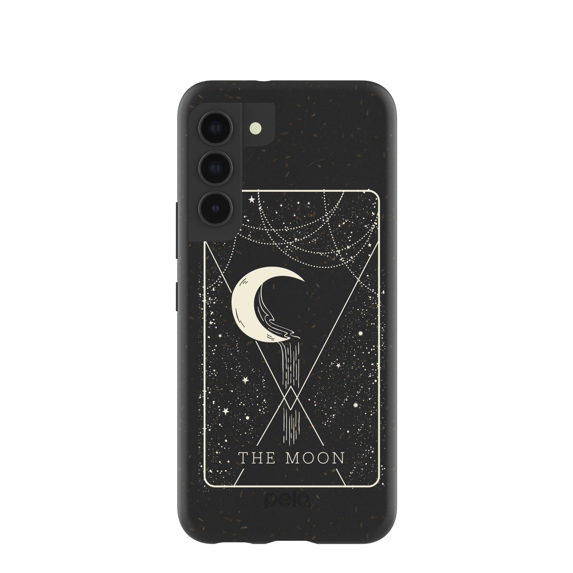 Black The Moon Samsung Galaxy S22 Case Refurbished - Pela Case refurbished available on Cerqular