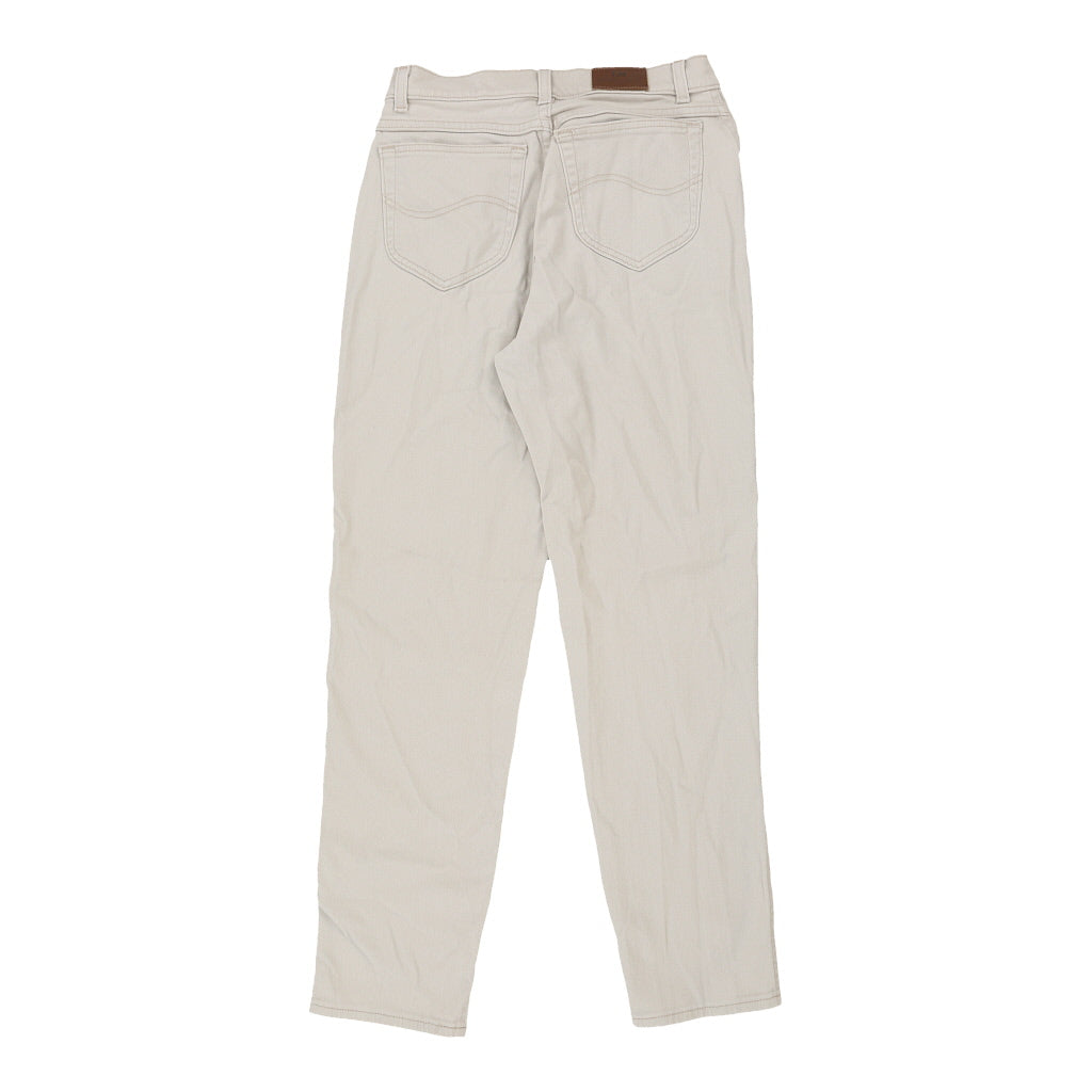 Lee Jeans - 28W UK 10 White Cotton | Size: UK 10 Refurbished - Thrifted (note: this is a term often used to describe second- refurbished available on Cerqular