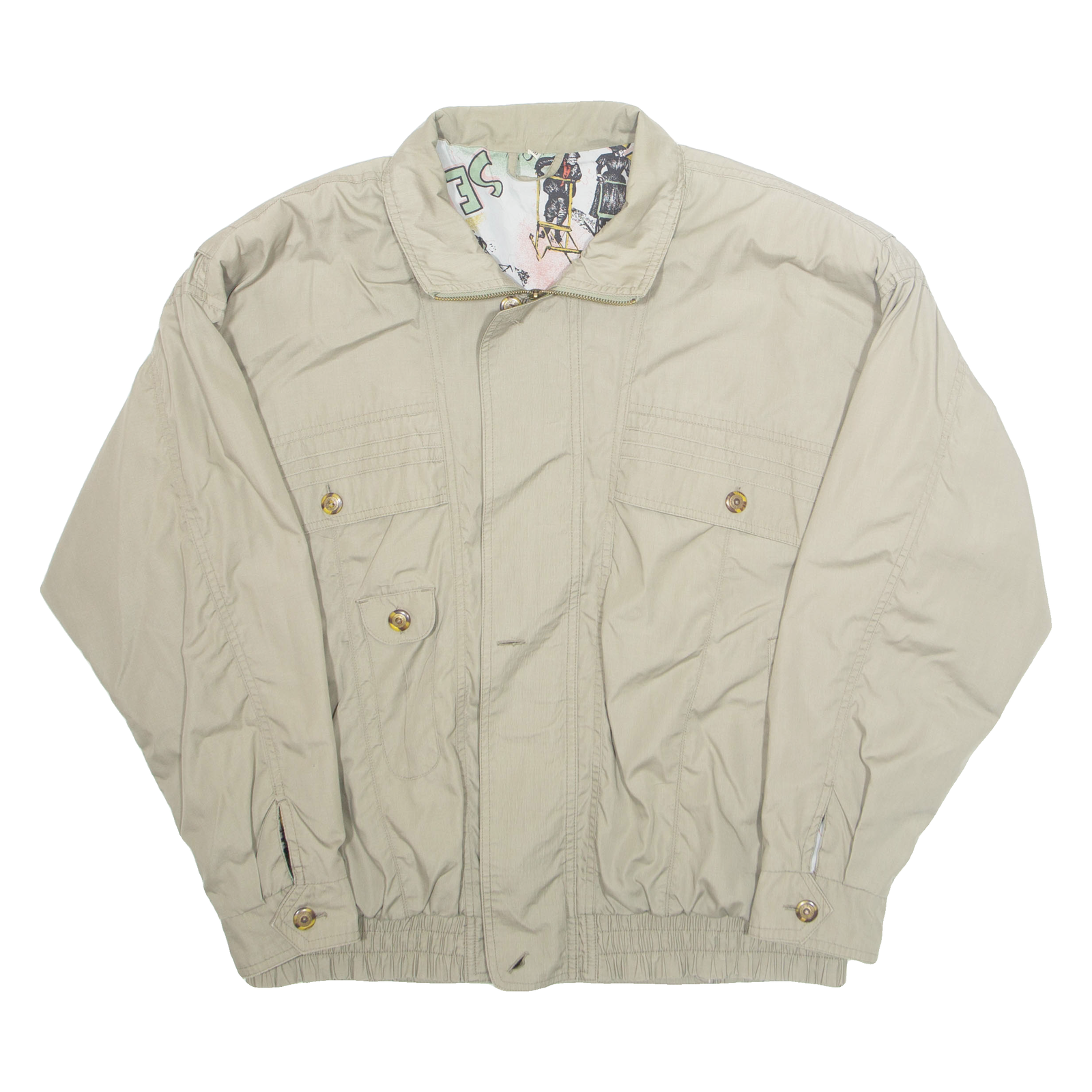 Mens Track Jacket Green L Refurbished - N/A refurbished available on Cerqular