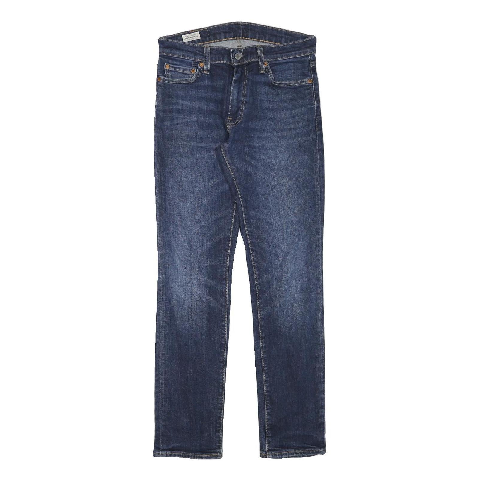 LEVI'S Mens Jeans Blue Slim Skinny Denim Medium W29 L31 Classic Cotton Blend Zip Refurbished - N/A refurbished available on Cerqular