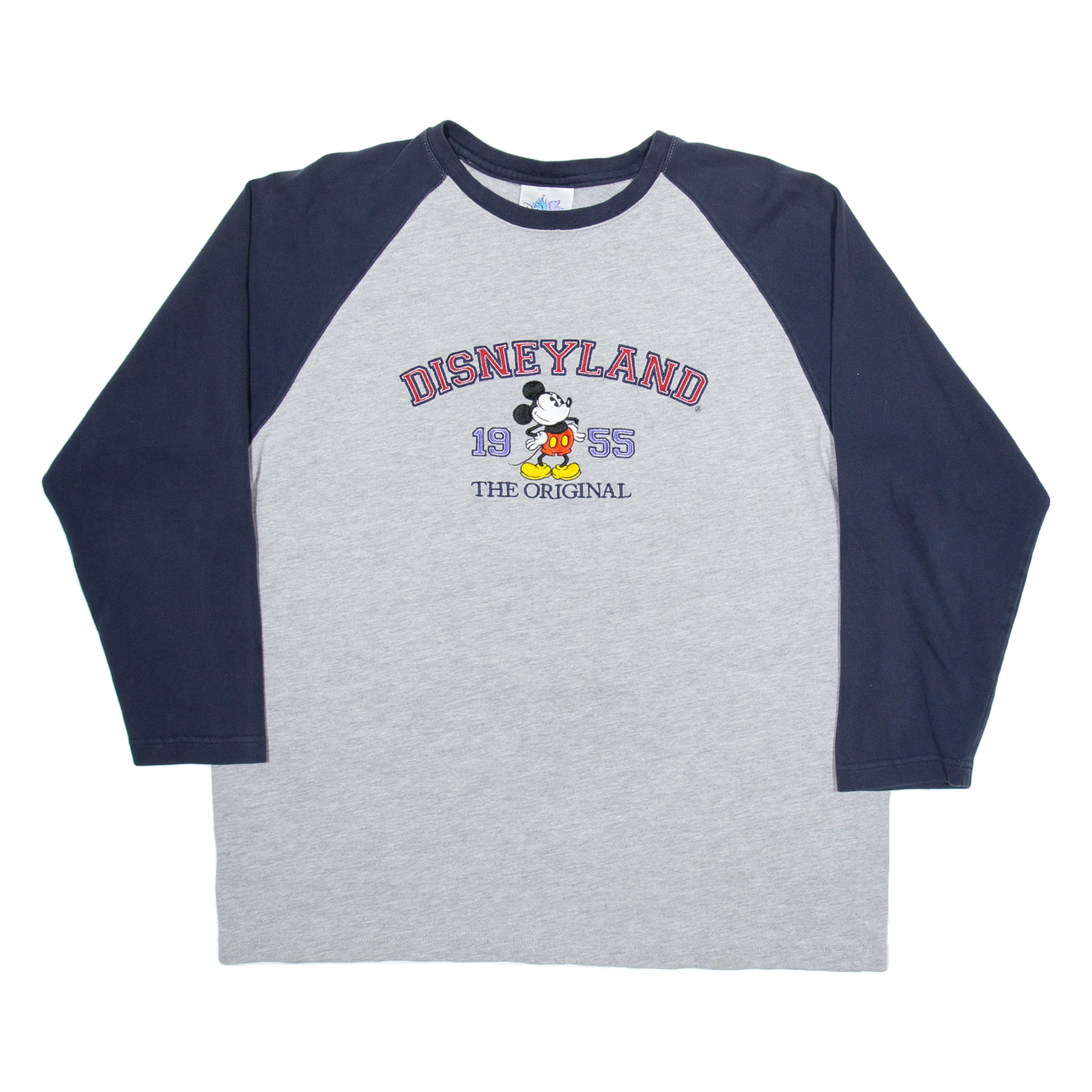 DISNEY Mens T-Shirt Grey Long Sleeve L Refurbished - N/A refurbished available on Cerqular