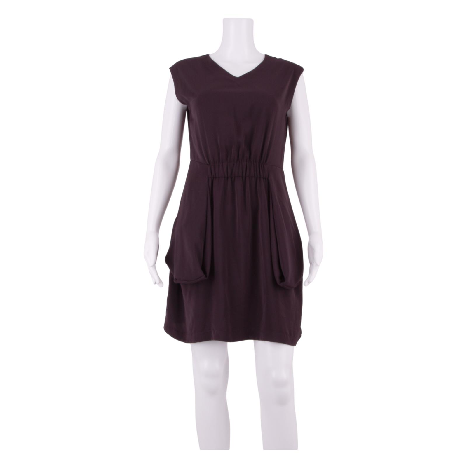 ALL SAINTS Womens Mini Dress Brown Sleeveless Short UK 6 Refurbished - N/A refurbished available on Cerqular
