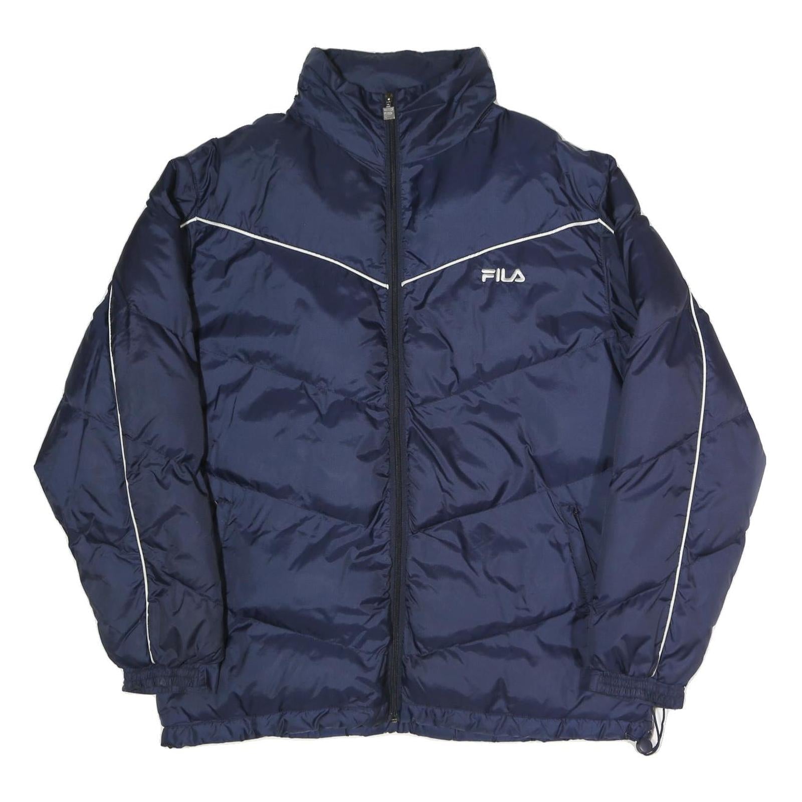 Buy FILA Mens Navy Blue Zip Jacket L Polyester Blend Plain Sportswear Casual Refurbished - $41.59 FILA Mens Navy Blue Zip Jacket L Polyester Blend Plain Sportswear Casual Refurbished - N/A refurbished available on Cerqular