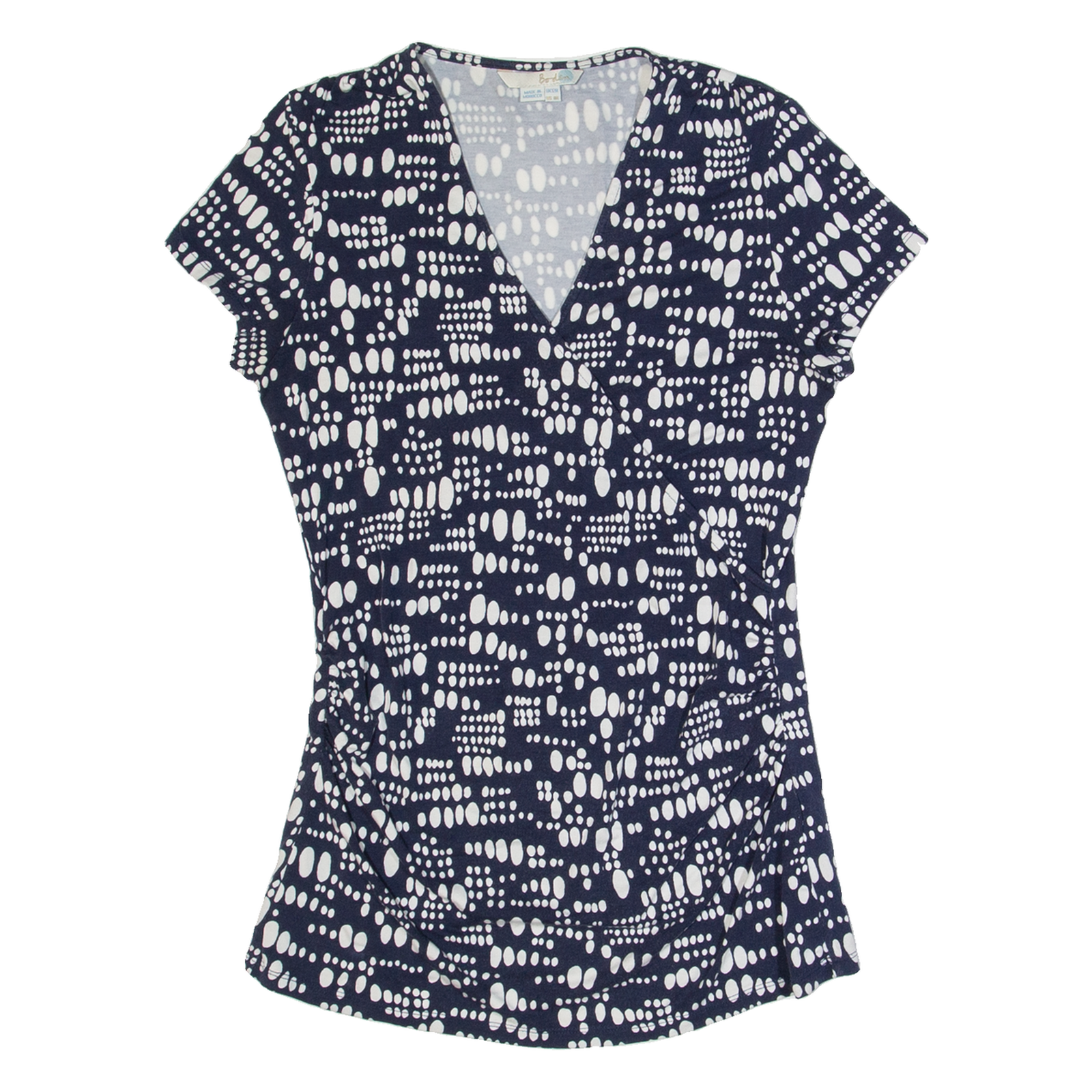 Buy BODEN Ruched Womens Printed Top Blue V-Neck Spotted UK 12 Refurbished - $23.39 BODEN Ruched Womens Printed Top Blue V-Neck Spotted UK 12 Refurbished - N/A refurbished available on Cerqular