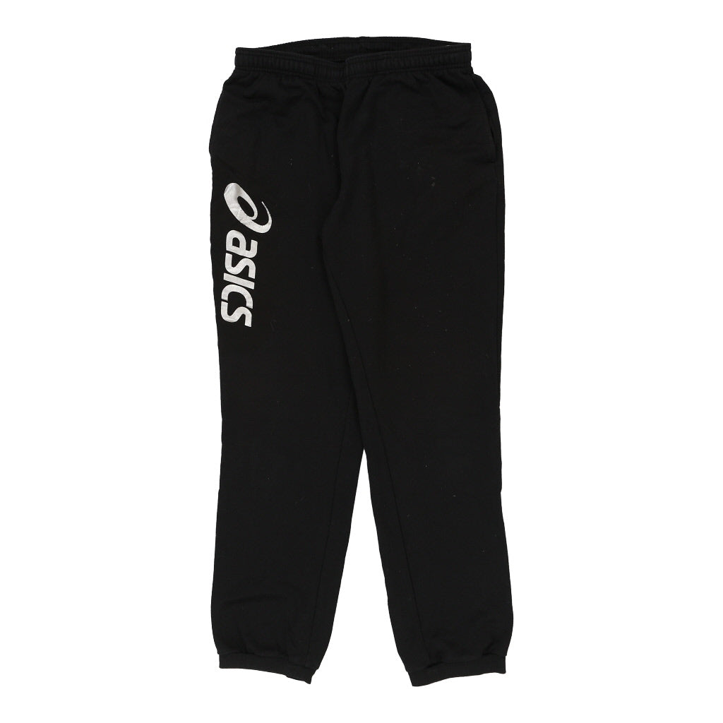 Asics Joggers - Large Black Cotton Blend Refurbished - Thrifted (note: this is a term often used to describe second- refurbished available on Cerqular