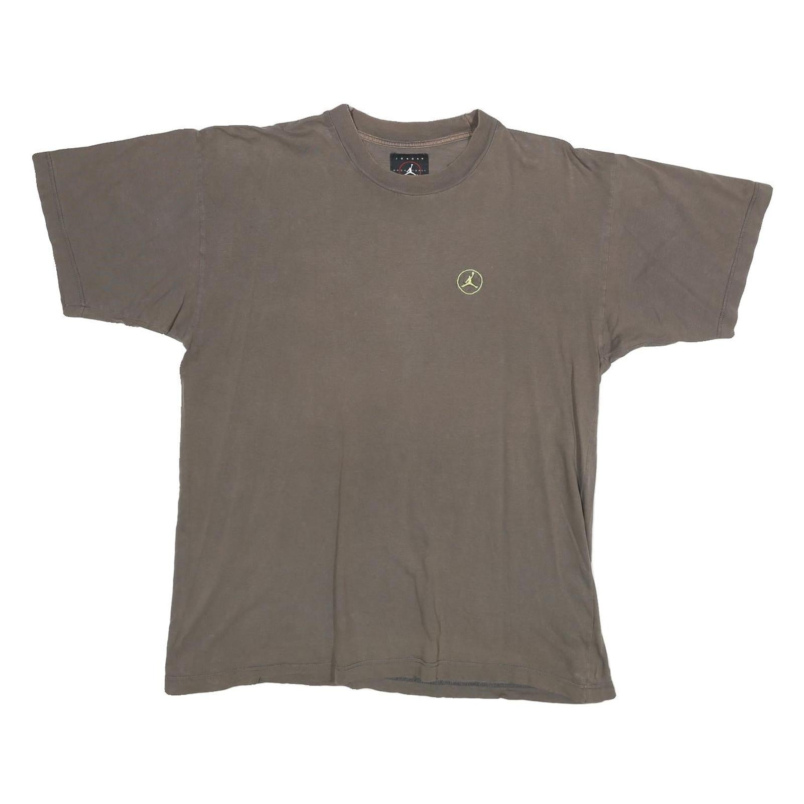Buy AIR JORDAN Mens Brown & Yellow Graphic T-Shirt L Short Sleeve Crew Neck Casual Refurbished - $23.39 AIR JORDAN Mens Brown & Yellow Graphic T-Shirt L Short Sleeve Crew Neck Casual Refurbished - N/A refurbished available on Cerqular