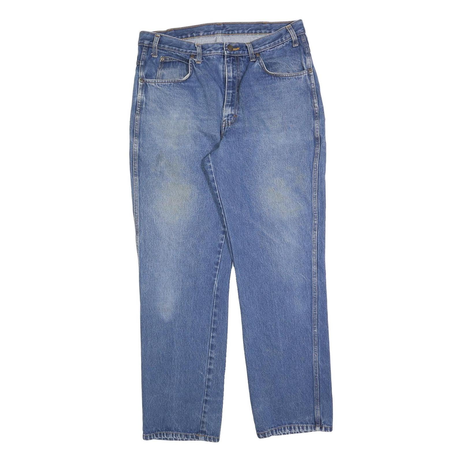 DICKIES Mens Regular Fit Blue Denim Jeans W36 L32 Zip Closure Relaxed Refurbished - N/A refurbished available on Cerqular
