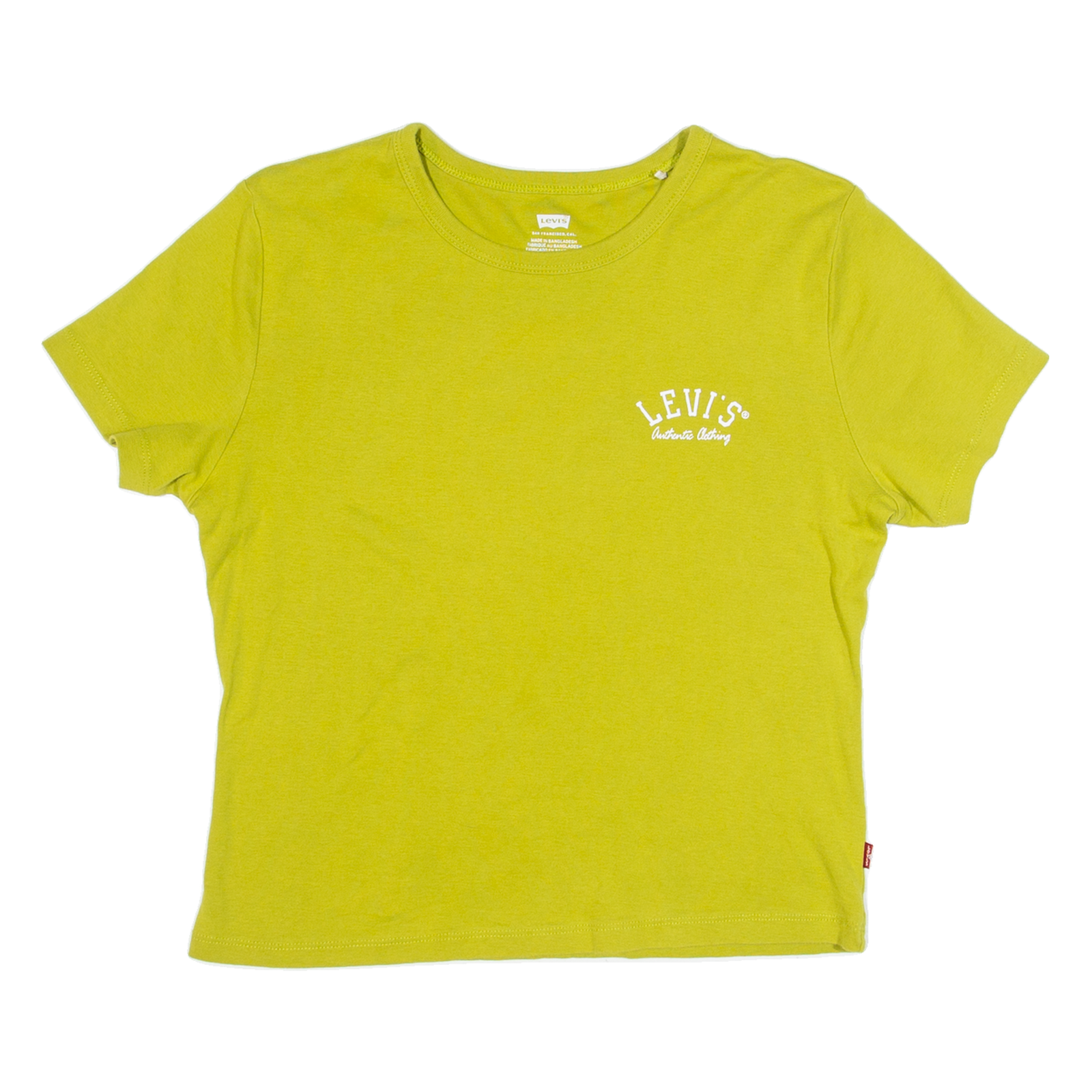 LEVI'S Womens T-Shirt Green S Refurbished - N/A refurbished available on Cerqular