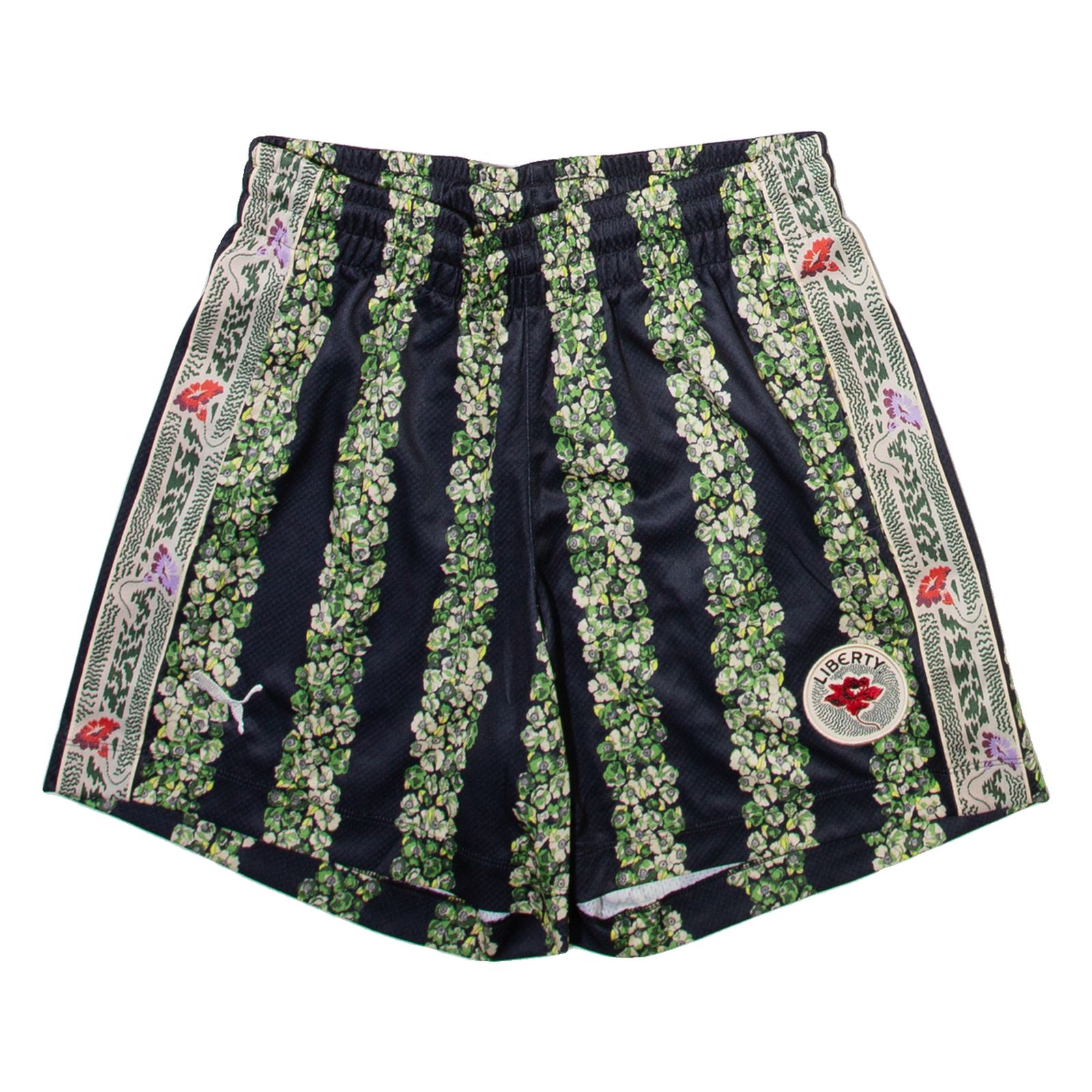 PUMA Mens Casual Shorts Black Floral S W26 Refurbished - N/A refurbished available on Cerqular