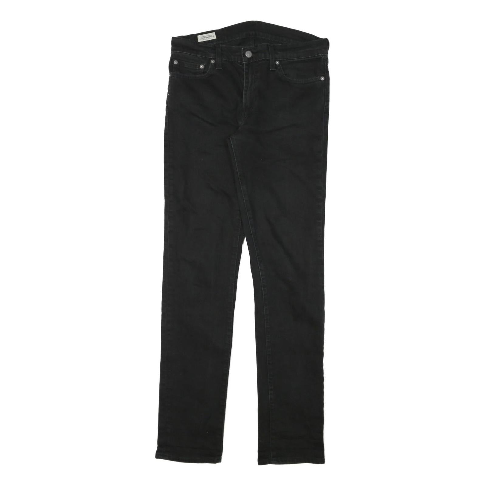 LEVI'S 511 Mens Slim Black Denim Jeans Cotton Blend W30 L32 Authentic Zip Refurbished - N/A refurbished available on Cerqular
