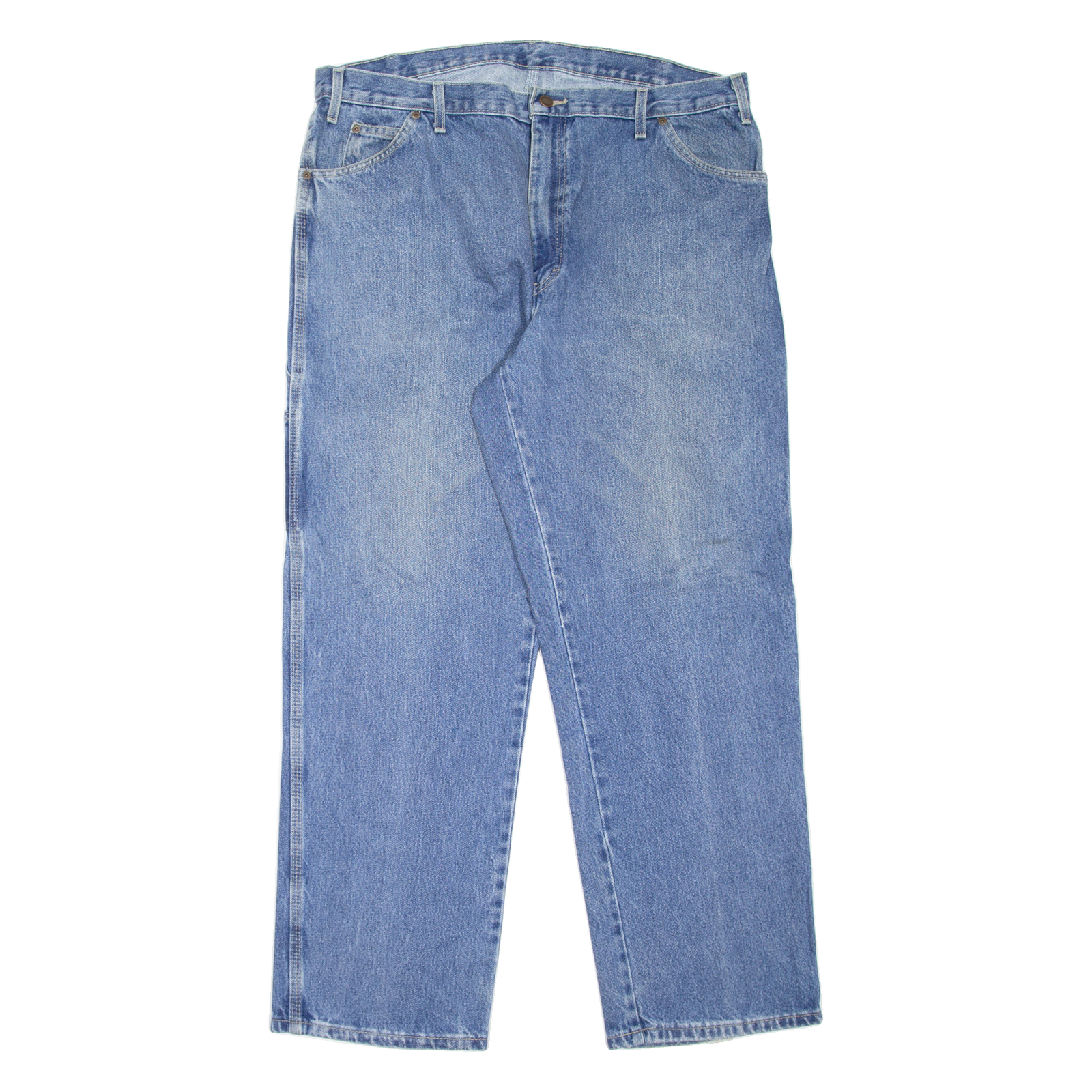 DICKIES Carpenter Workwear Mens Jeans Blue Relaxed Tapered Stone Wash W40 L32 Refurbished - N/A refurbished available on Cerqular