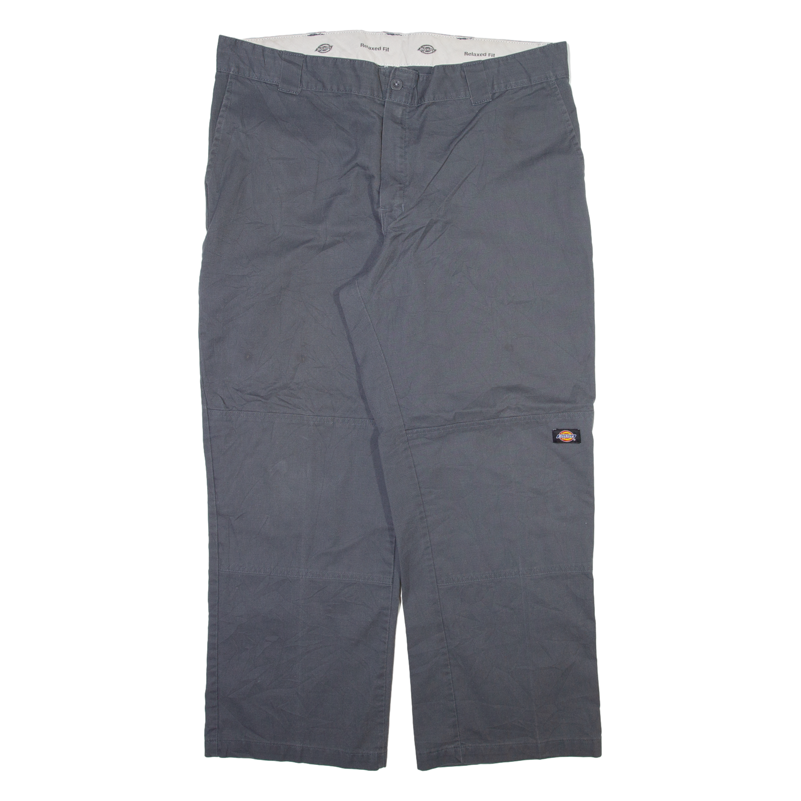 DICKIES Mens Trousers Grey Relaxed Straight W40 L28 Refurbished - N/A refurbished available on Cerqular