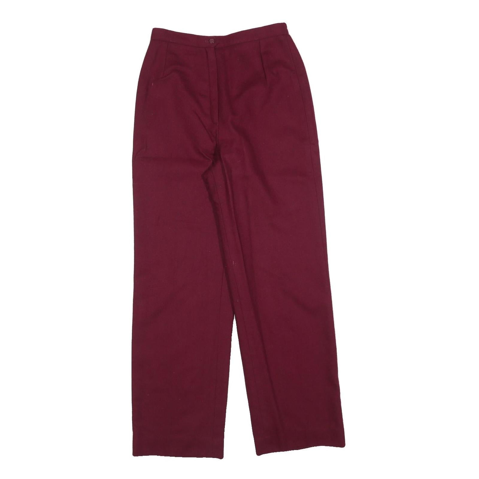Buy PERSONAL Womens Regular Fit Burgundy Straight Trousers W24 L28 Zip Closure Refurbished - $23.39 PERSONAL Womens Regular Fit Burgundy Straight Trousers W24 L28 Zip Closure Refurbished - N/A refurbished available on Cerqular