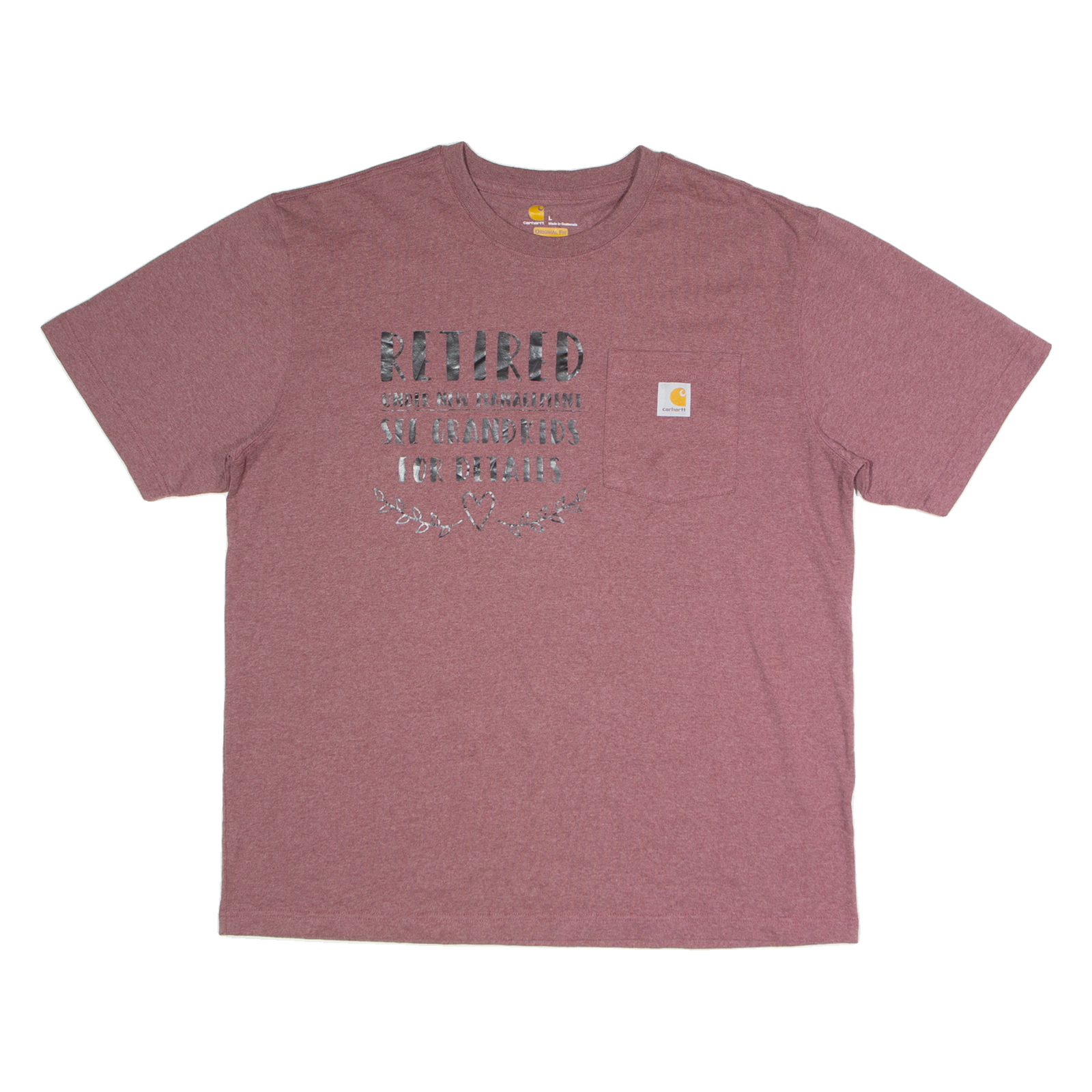 CARHARTT Retired Mens T-Shirt Red L Refurbished - N/A refurbished available on Cerqular