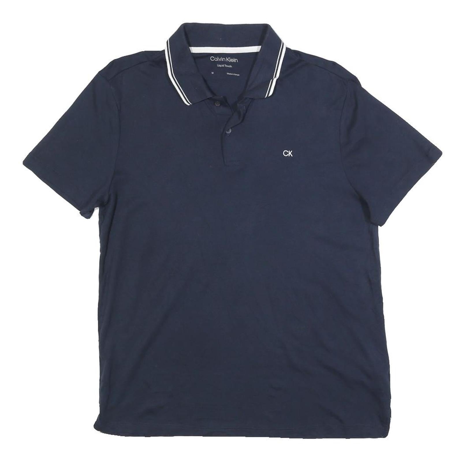 Buy CALVIN KLEIN Mens Navy Blue Polo Shirt Short Sleeve CK Embroidered M Cotton Refurbished - $28.59 CALVIN KLEIN Mens Navy Blue Polo Shirt Short Sleeve CK Embroidered M Cotton Refurbished - N/A refurbished available on Cerqular