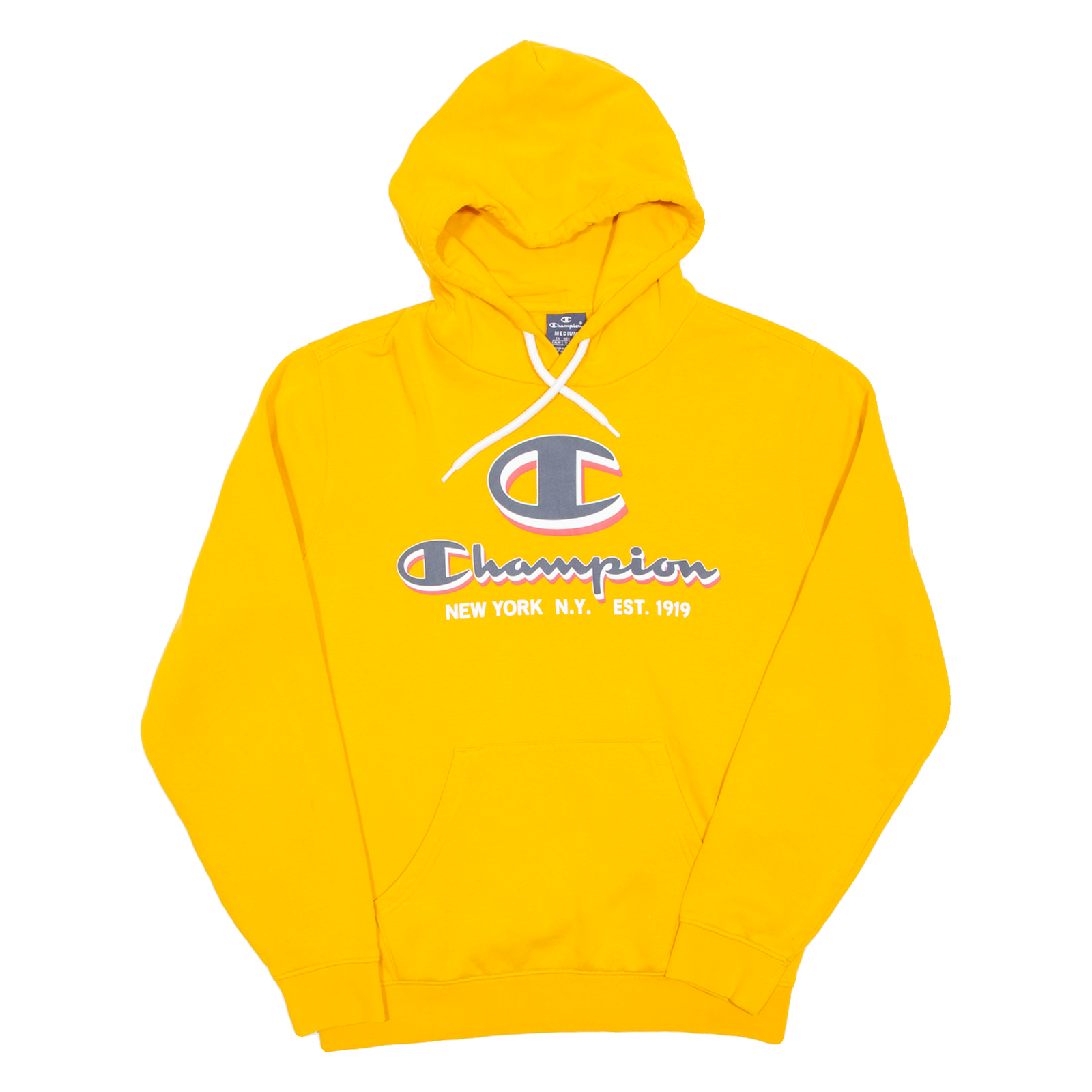 CHAMPION Womens Yellow Hoodie Pullover M Refurbished - N/A refurbished available on Cerqular