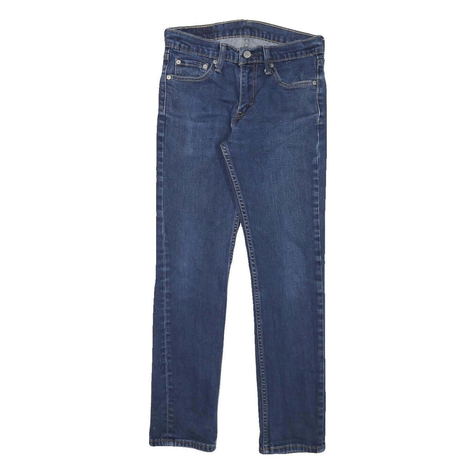 LEVI'S 511 Slim Mens Jeans Blue Slim Skinny Denim W29 L30 Classic Fit Zip Refurbished - N/A refurbished available on Cerqular