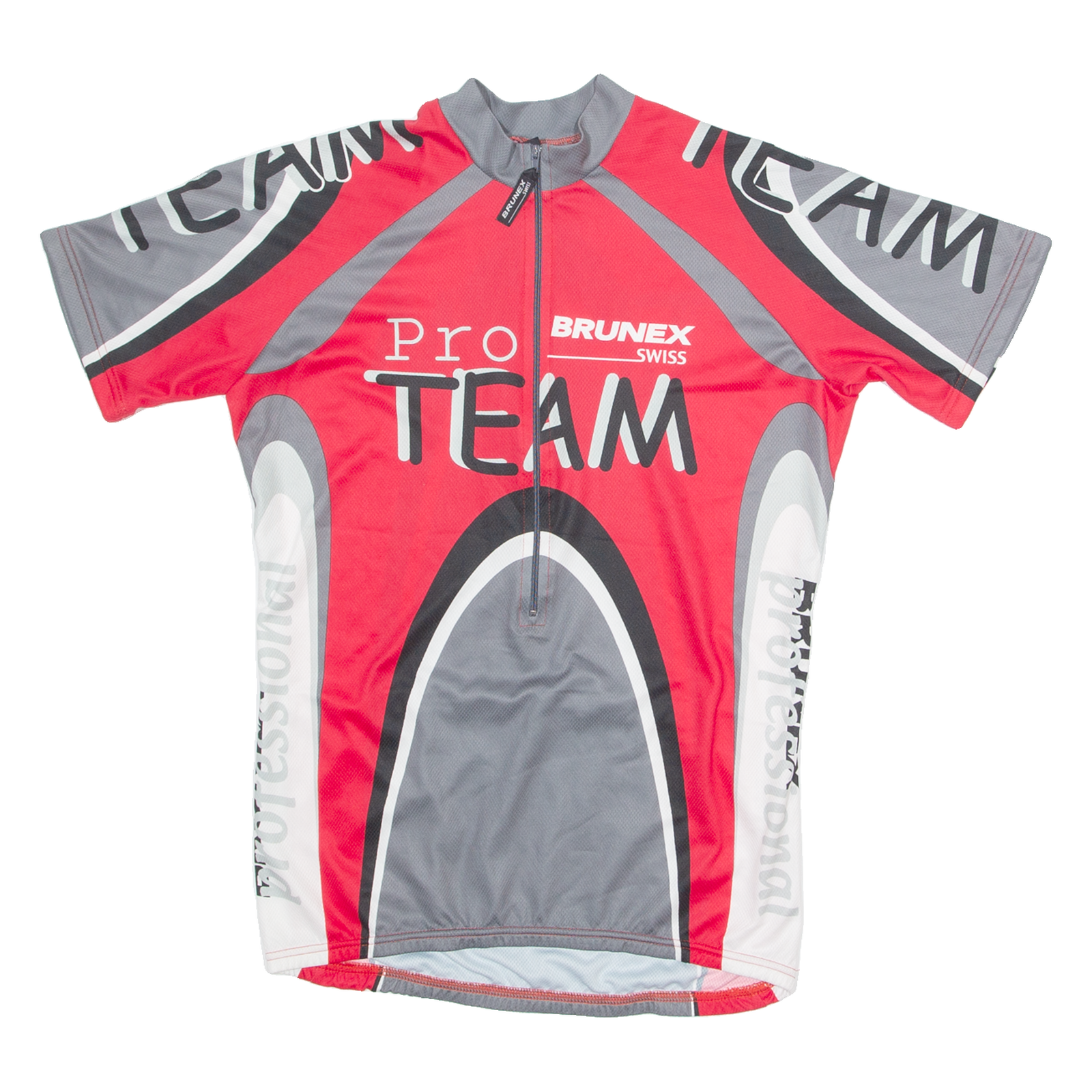 BRUNEX Cycling Mens Jersey Red 1/2 Zip S Refurbished - N/A refurbished available on Cerqular
