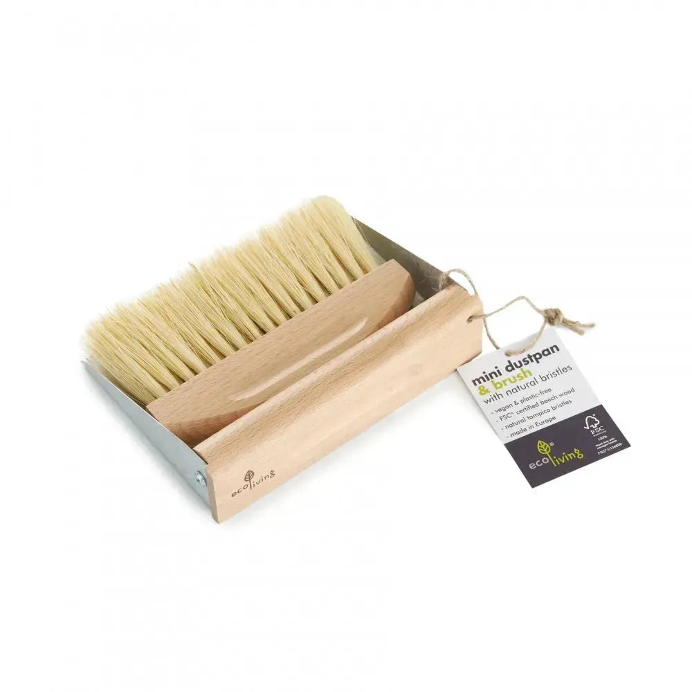 Mini Dustpan Set (100% FSC) | Size: One Size Refurbished - ecoLiving refurbished available on Cerqular