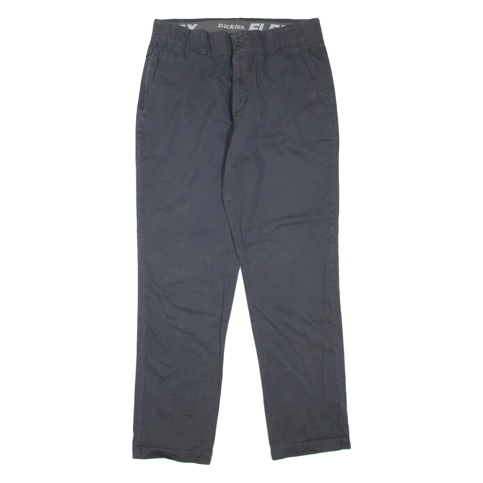 DICKIES Mens Trousers Grey Regular Tapered W32 L31 Refurbished - N/A refurbished available on Cerqular