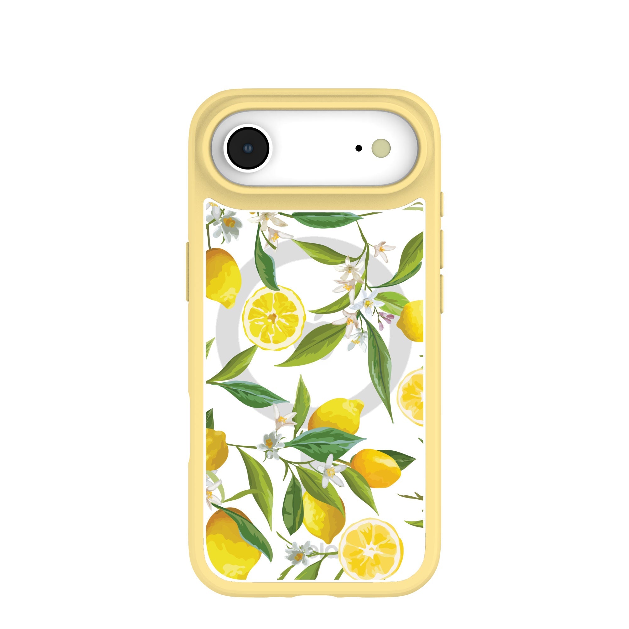 Clear Lemon Bloom iPhone Air Case With Sunbeam Ridge (MagSafe included) Refurbished - Pela Case refurbished available on Cerqular