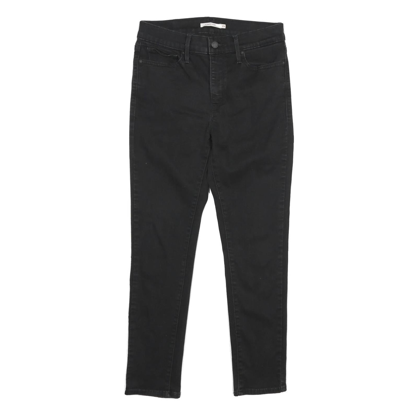 LEVI'S Womens Slim Slimming Skinny Jeans Black Denim W29 L28 Stretch Comfort Refurbished - N/A refurbished available on Cerqular