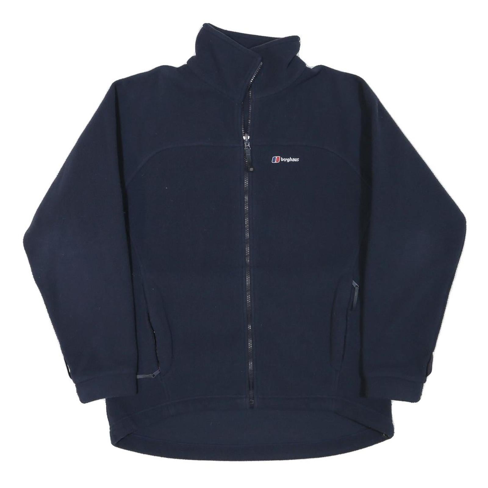 BERGHAUS Womens Navy Blue Jacket L Polyester Blend Plain Outdoor Zip Refurbished - N/A refurbished available on Cerqular
