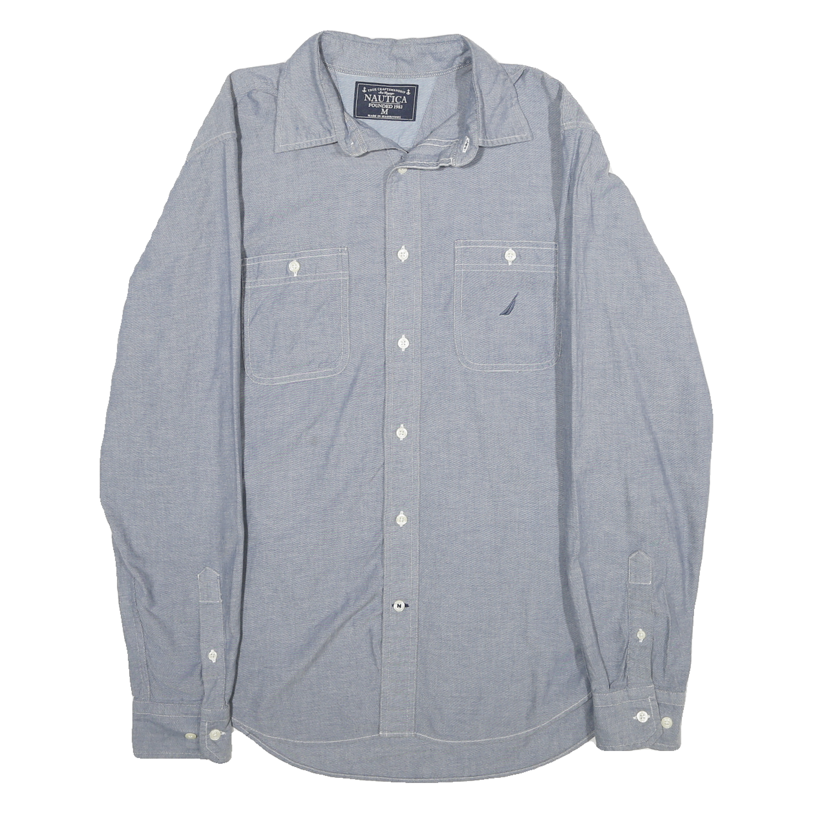 Buy NAUTICA Mens Blue Cotton Shirt M Classic Fit Long Sleeve Button Collar Casual Refurbished - $18.19 NAUTICA Mens Blue Cotton Shirt M Classic Fit Long Sleeve Button Collar Casual Refurbished - N/A refurbished available on Cerqular