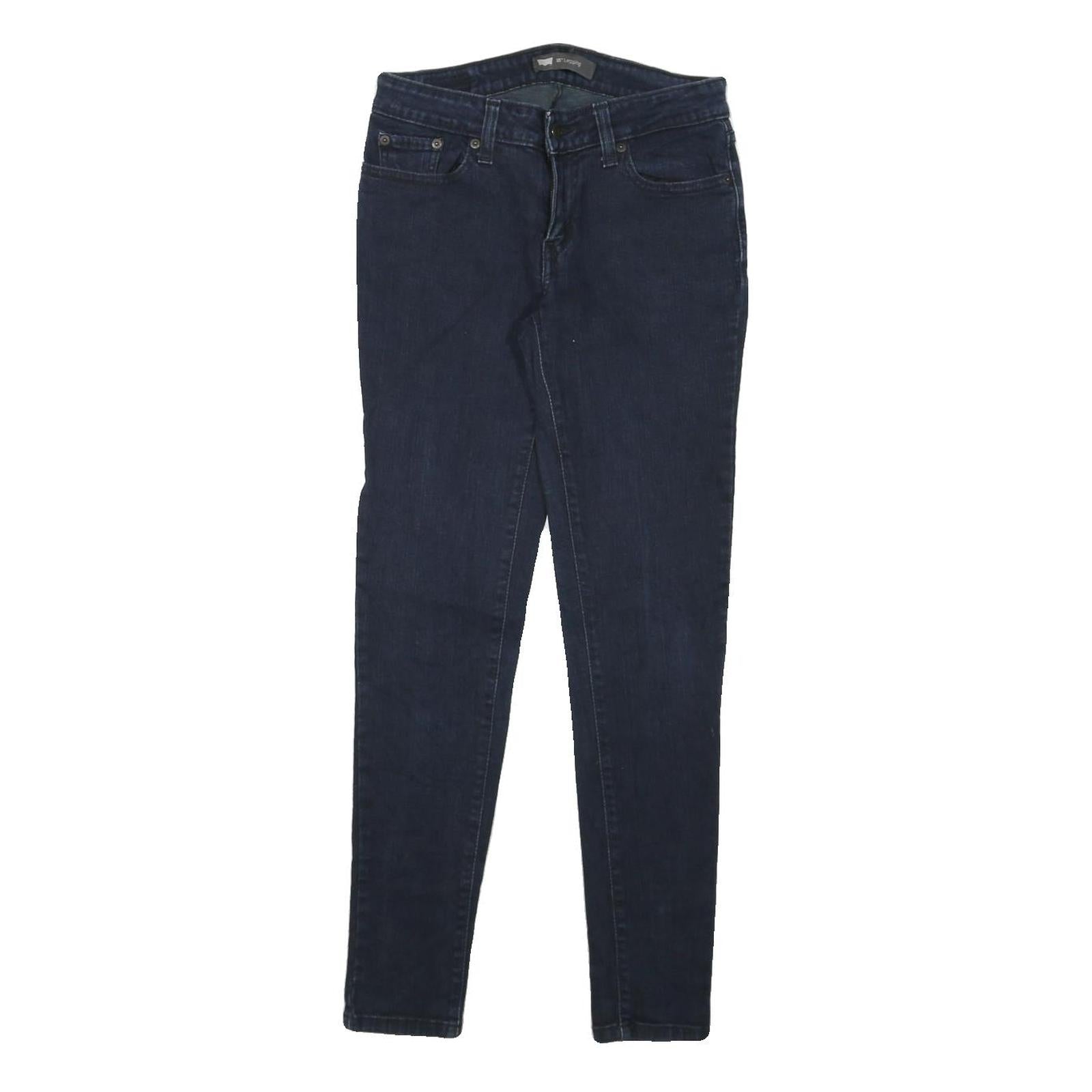 LEVI'S Womens Jeans Blue Regular Skinny Denim Dark W28 L28 Stretch Classic Refurbished - N/A refurbished available on Cerqular